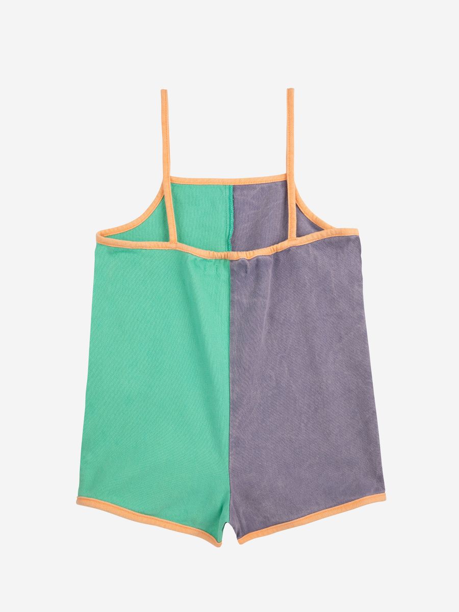 Bobo Choses Color Block Woven Playsuit - Multicolor