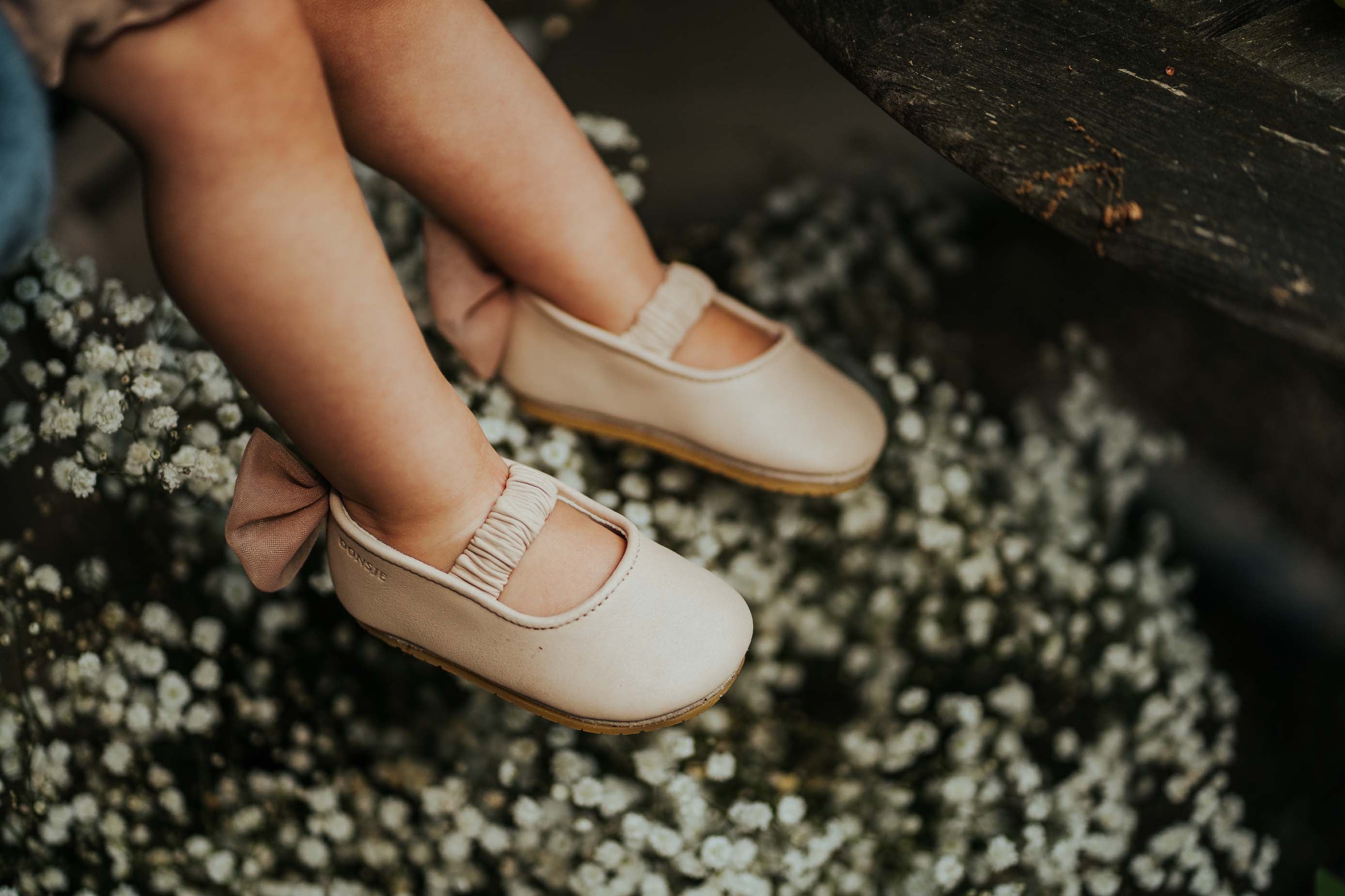 Donsje Luyax Ballerinas Shoes - Powder Metallic Nubuck