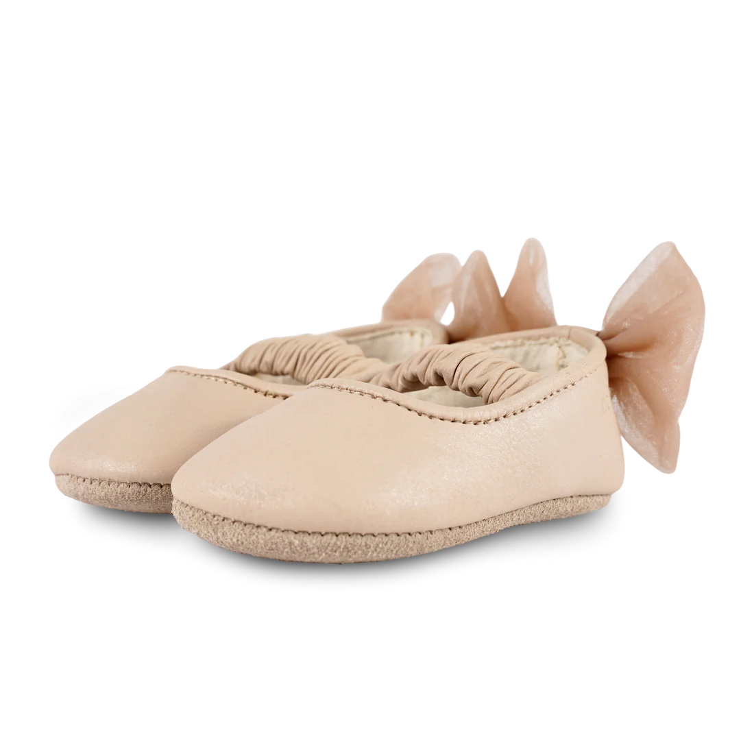 Donsje Luyax Ballerinas - Powder Metallic Nubuck