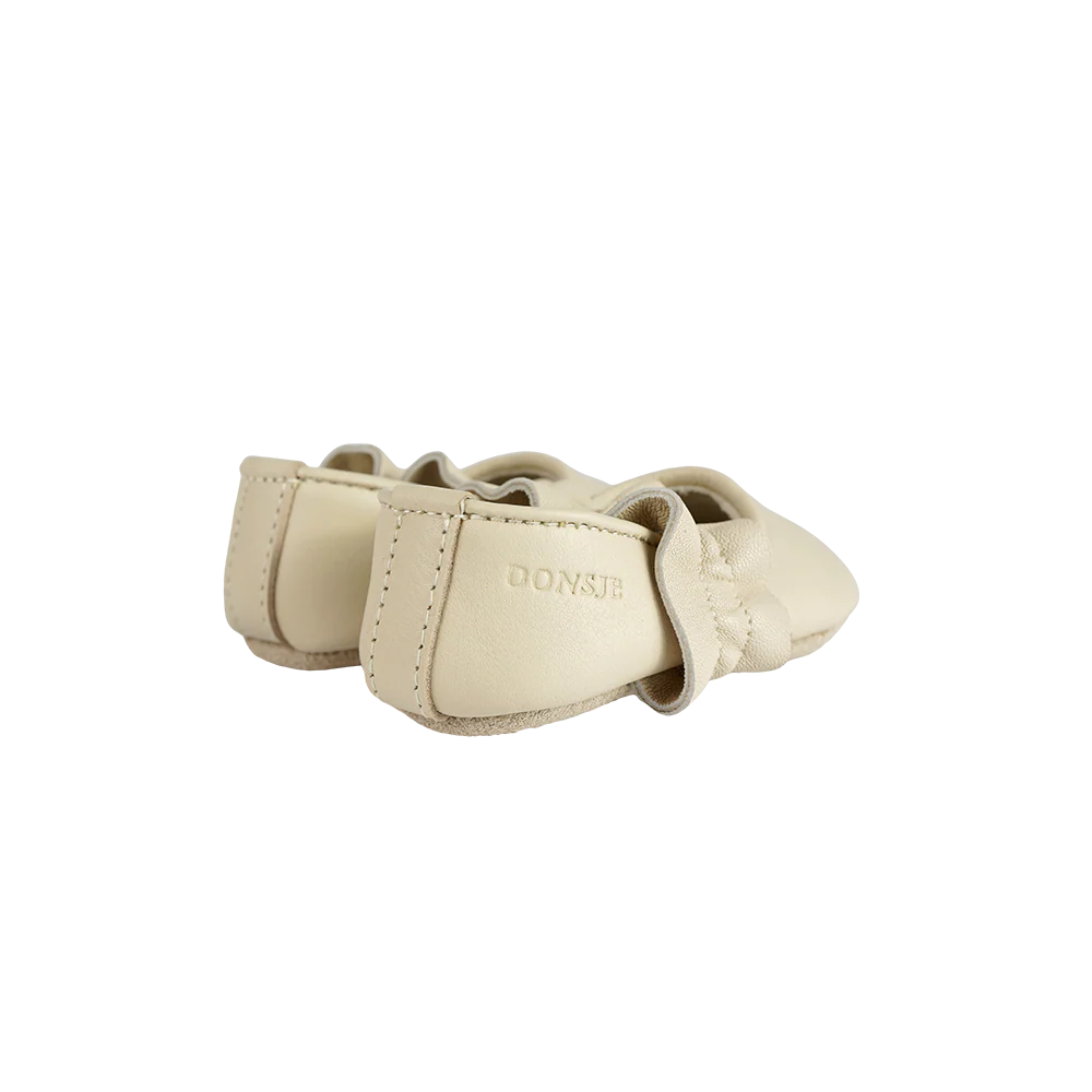 Donsje Audrie Ballerinas - Cream Leather