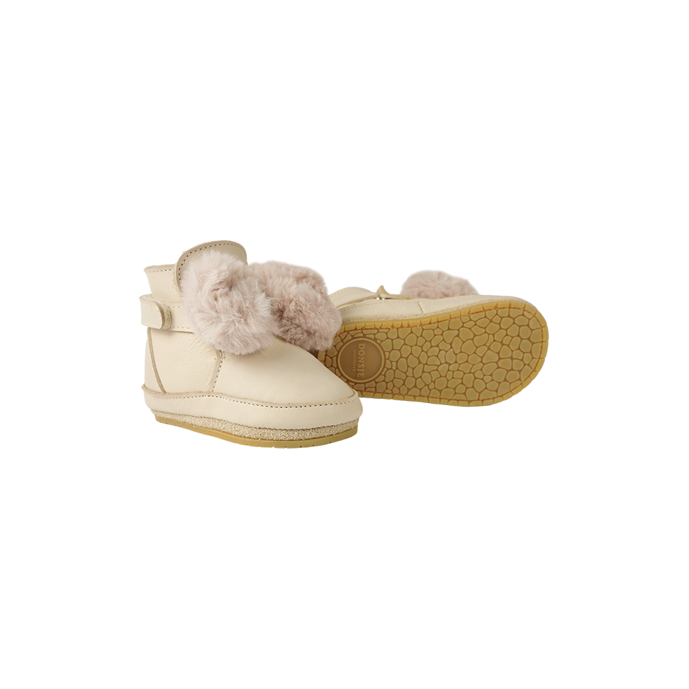 Donsje Amrini Booties - Ivory Classic Leather