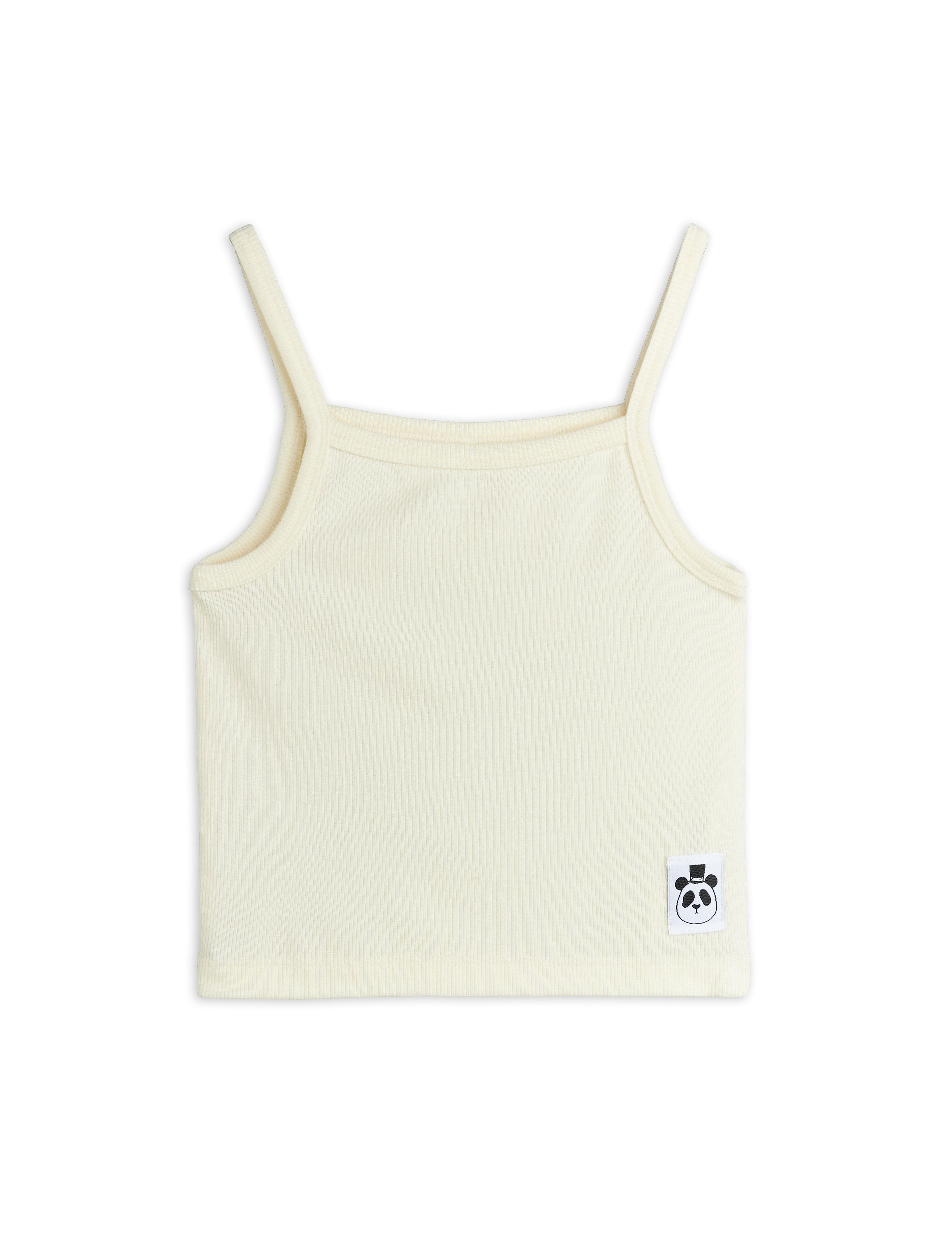 Mini Rodini Modal Rib Tank Top - Off White