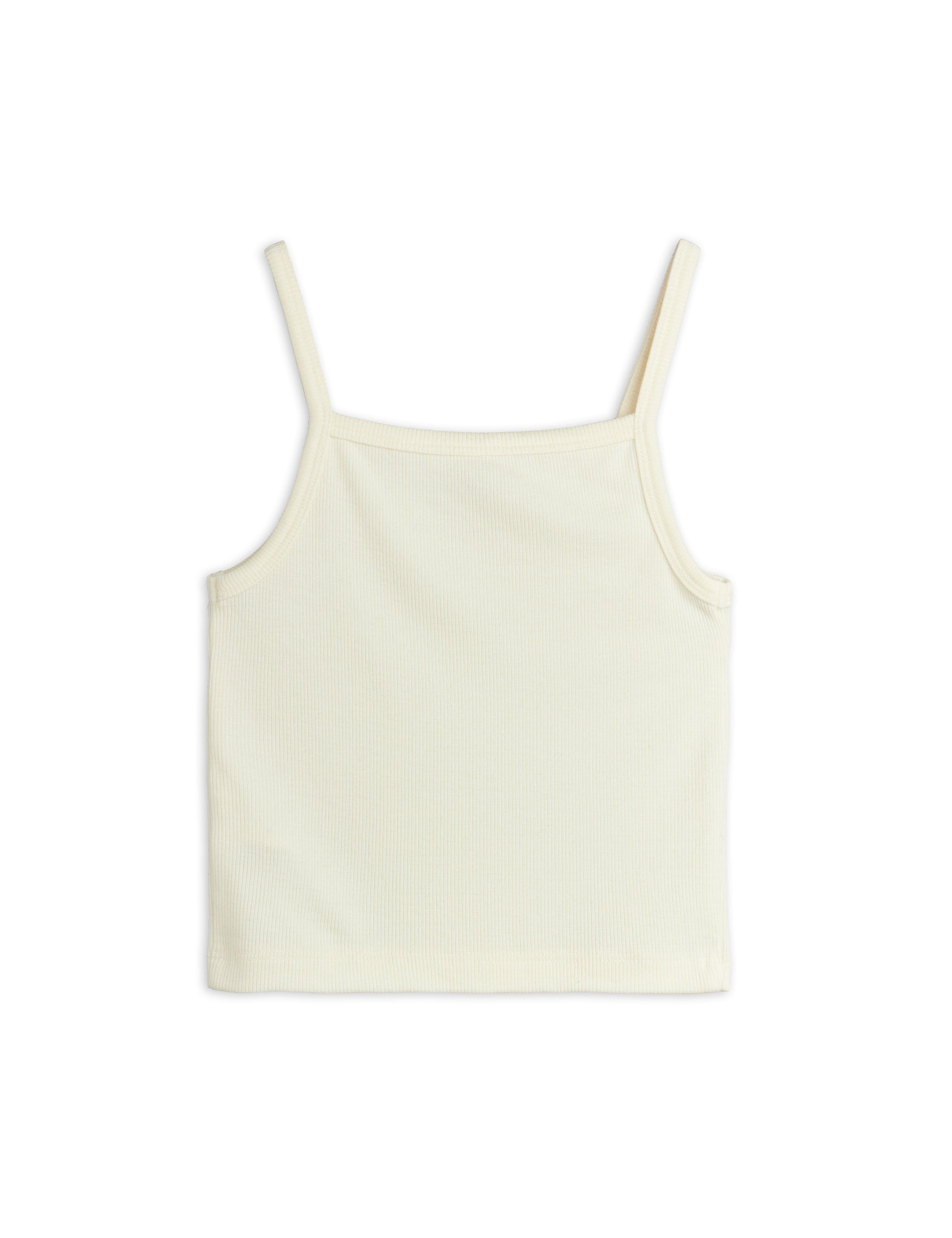 Mini Rodini Modal Rib Tank Top - Off White