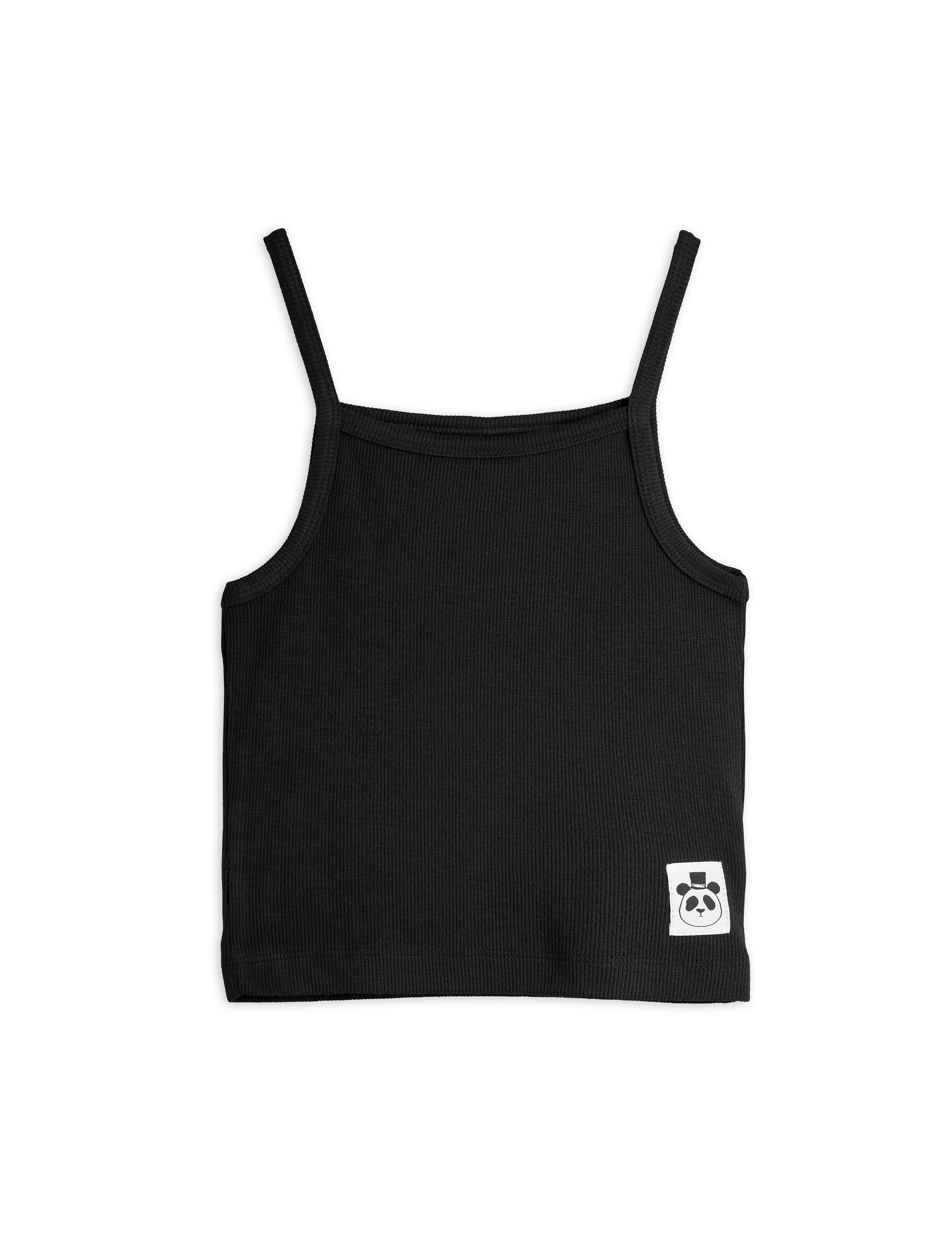Mini Rodini Modal Rib Tank Top - Black