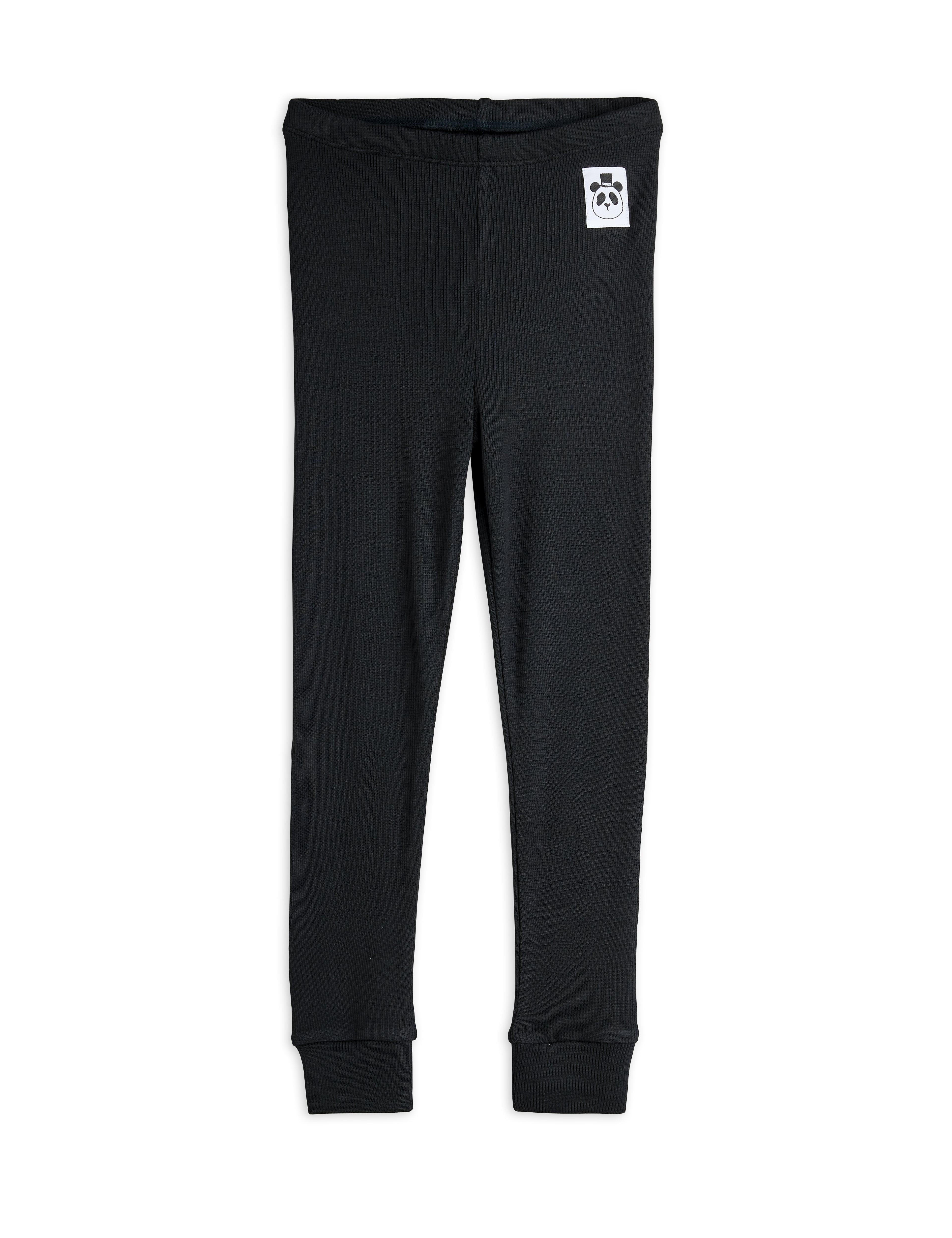 Mini Rodini Modal Rib Leggings - Black