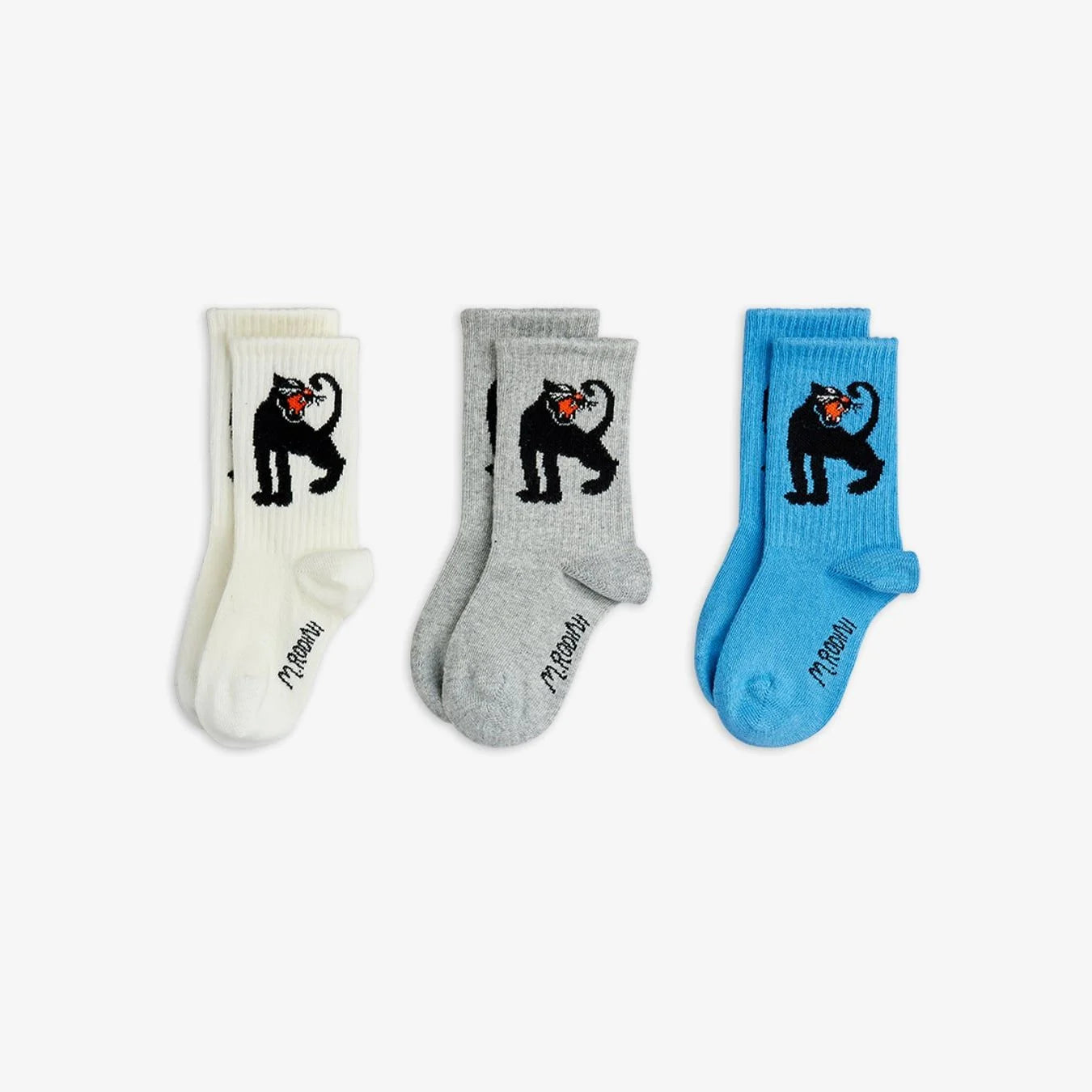 Mini Rodini Panther 3-pack Socks