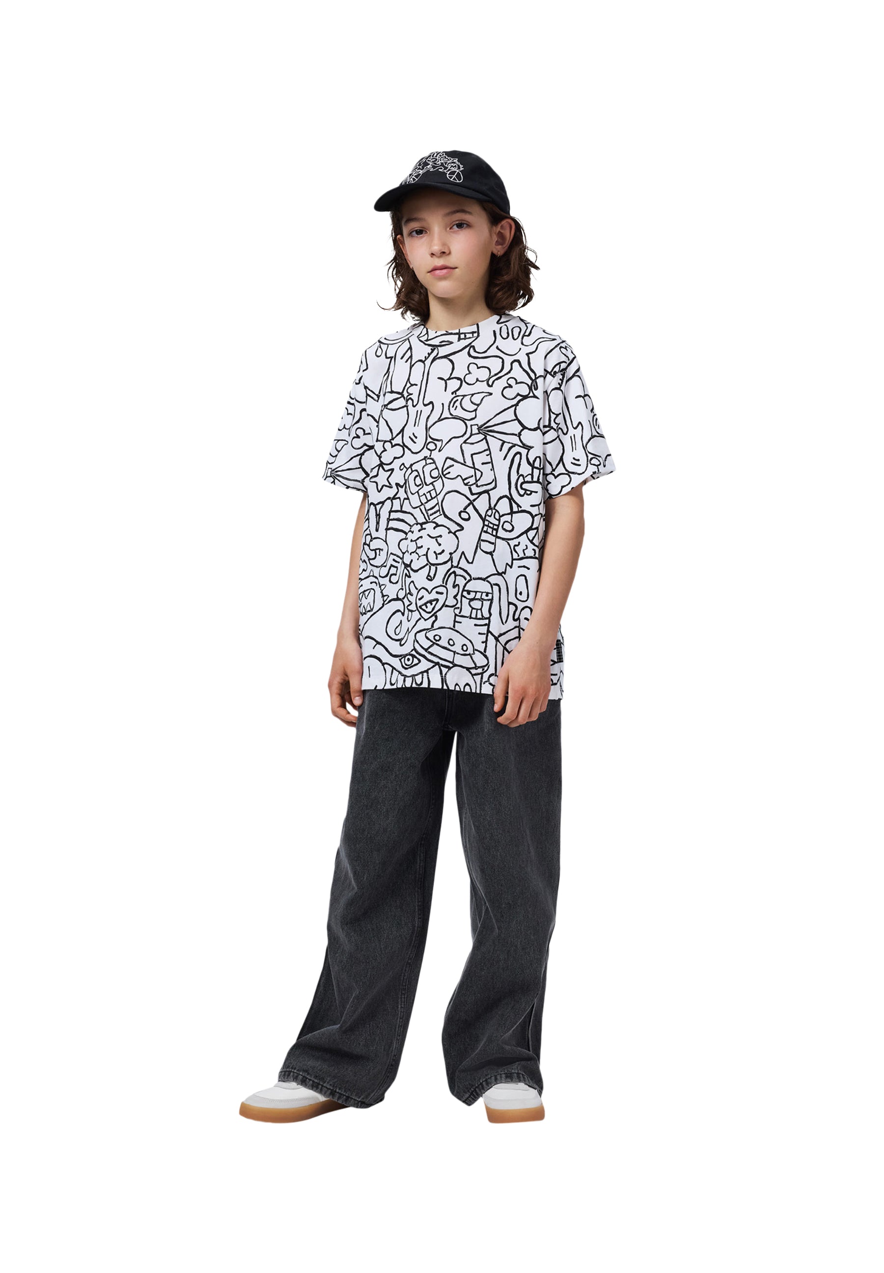 Molo Rodney Short Sleeve T-shirt - Net Doodle