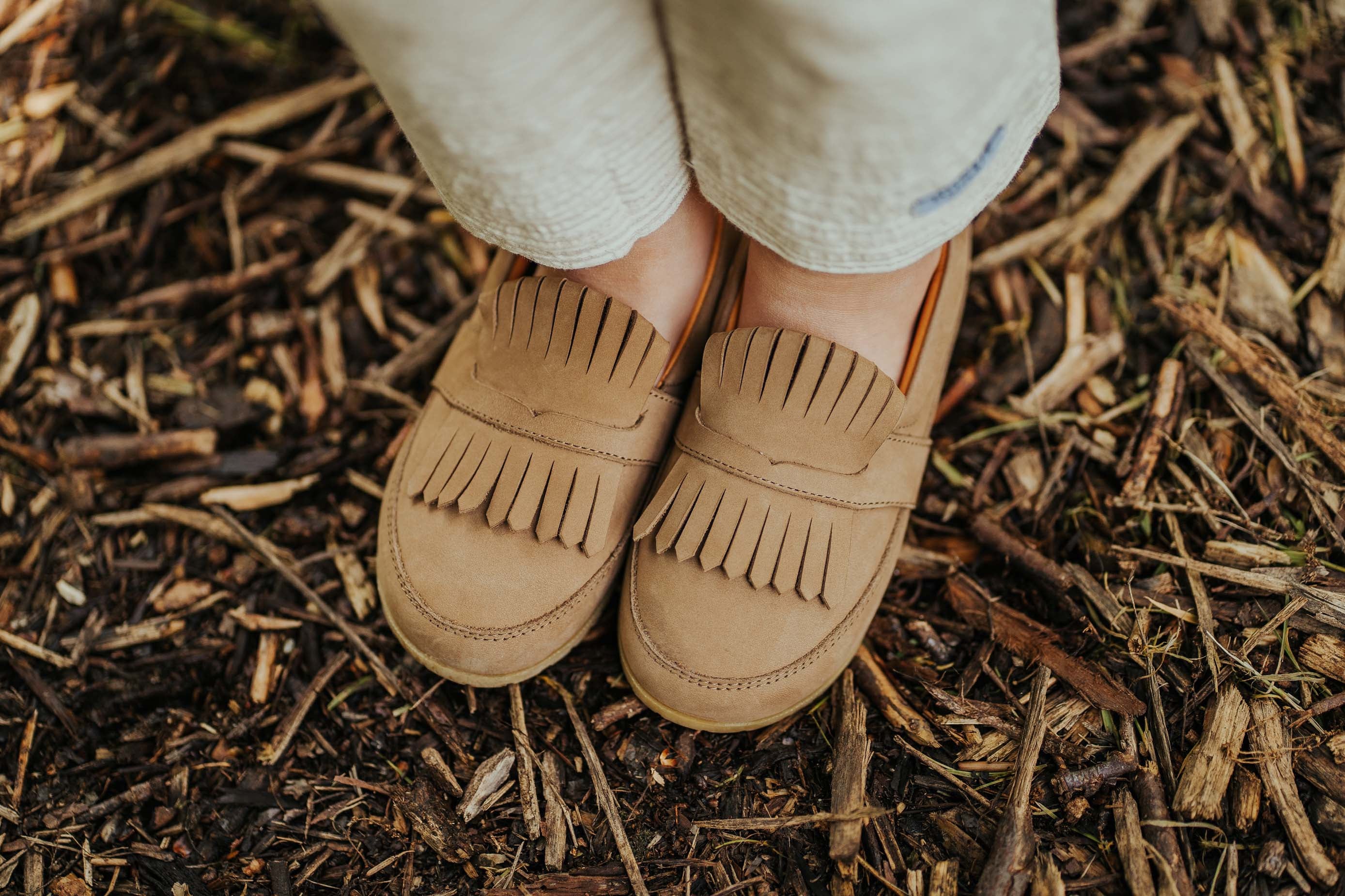 Donsje Yaell Loafers Dove - Truffle Nubuck