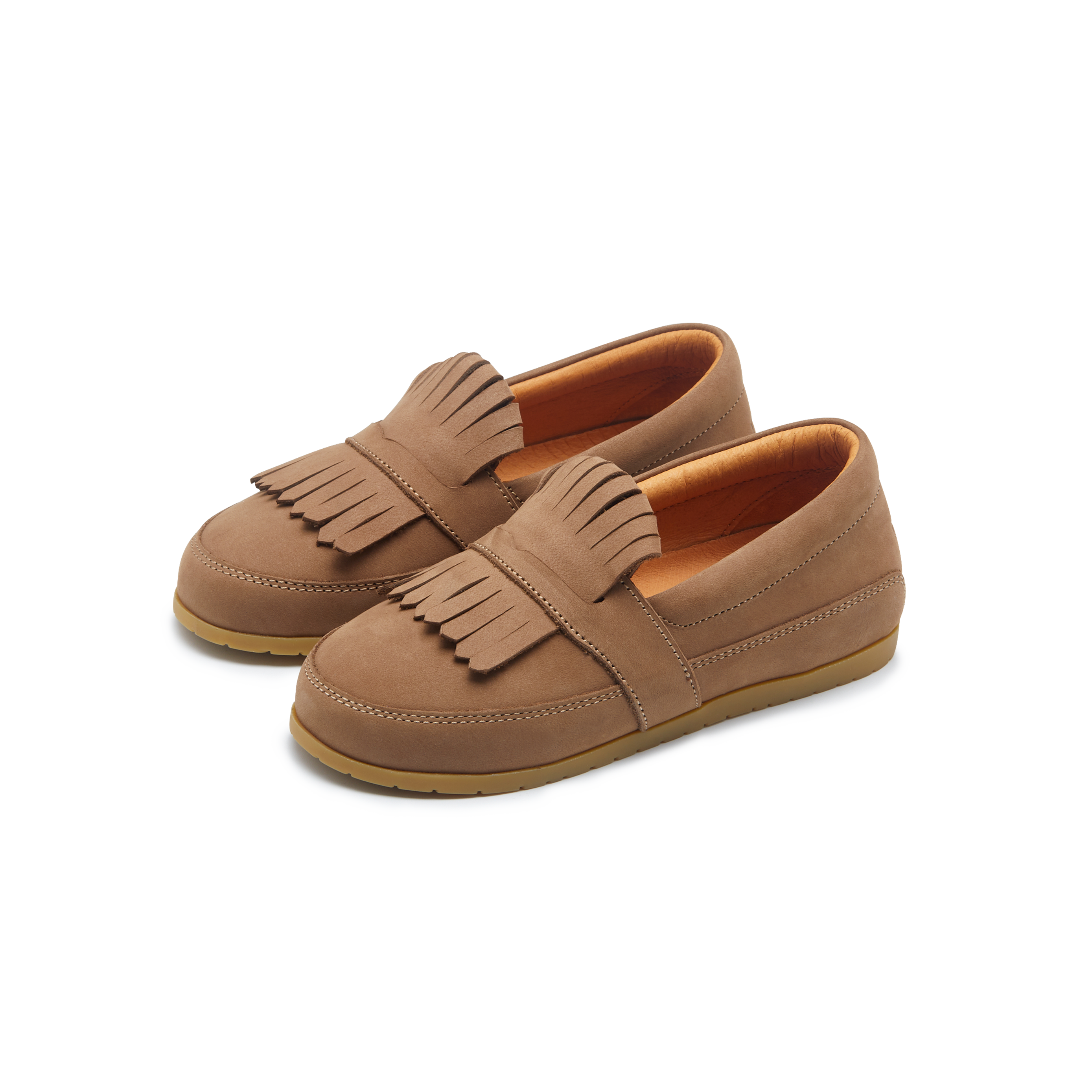Donsje Yaell Loafers Dove - Truffle Nubuck