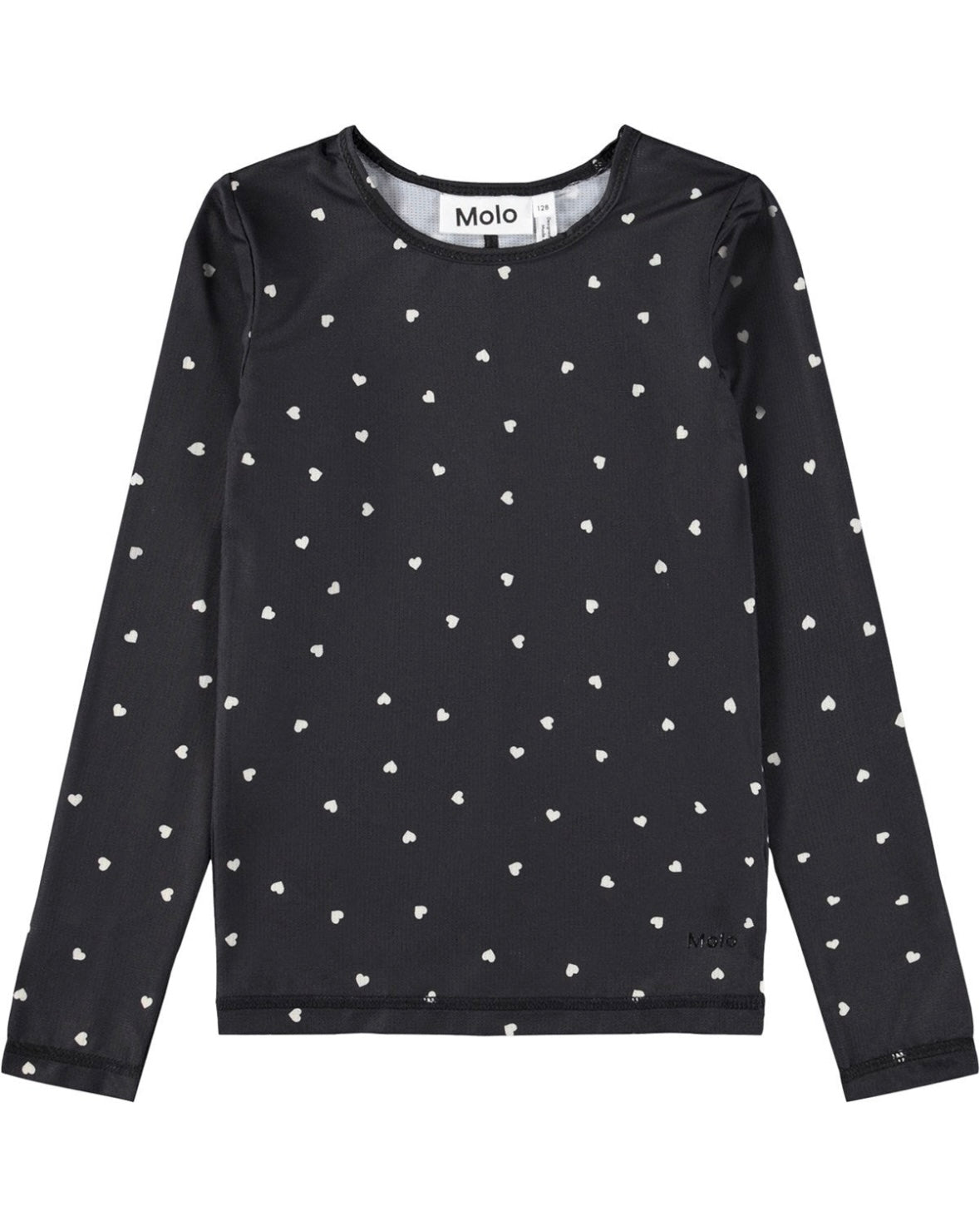 Molo Rasha Long Sleeve Top - Confetti Black