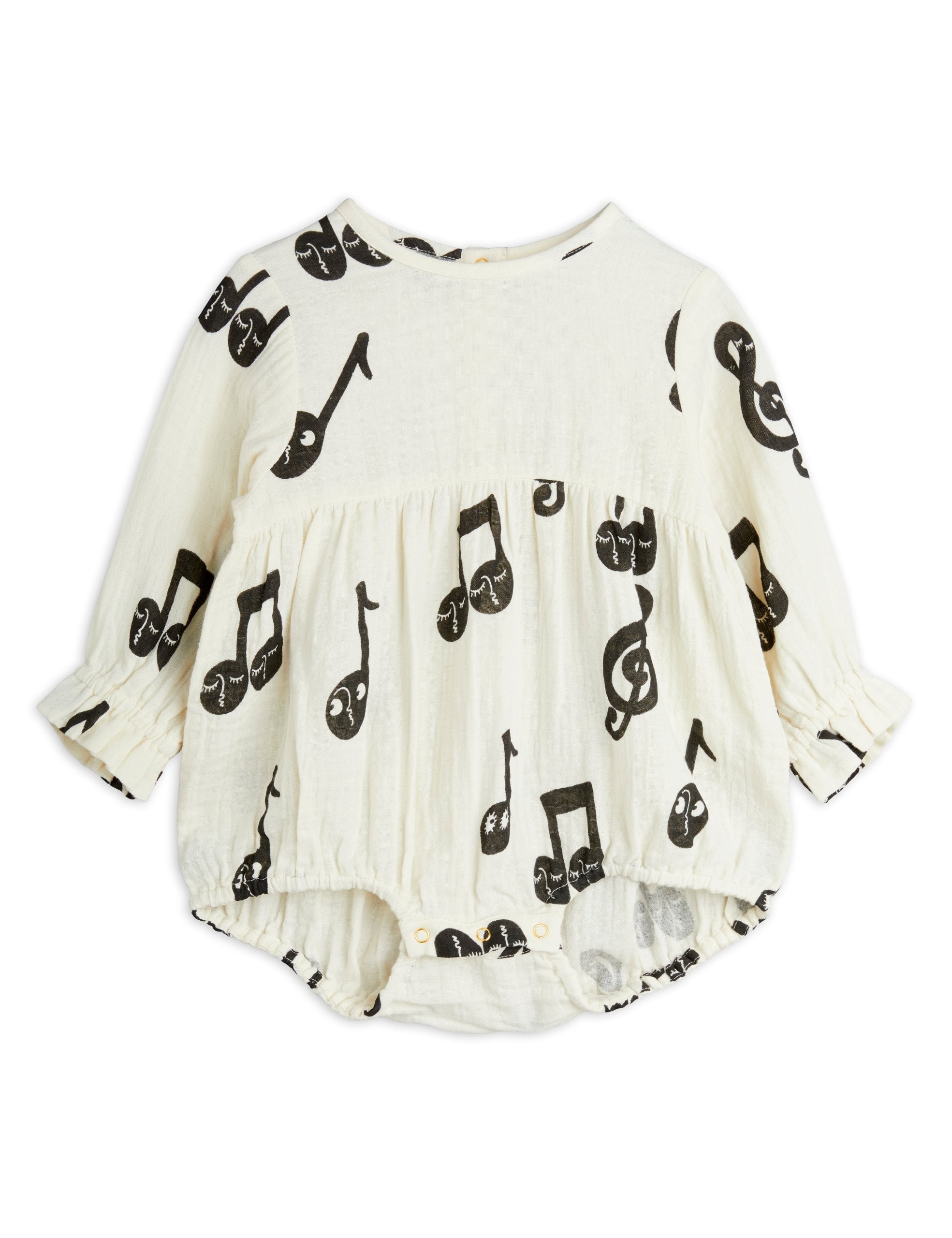 Mini Rodini Notes AOP Muslin Body