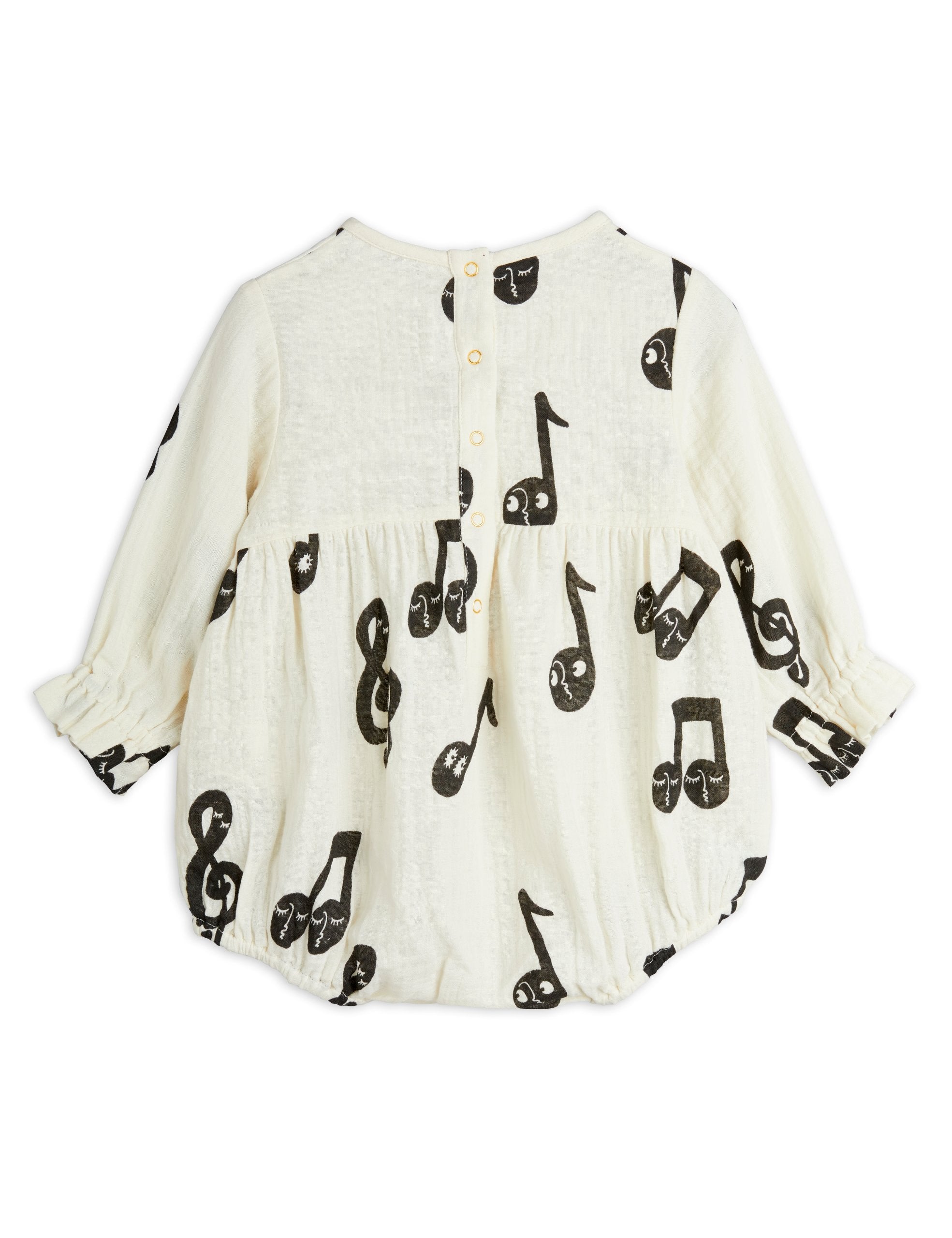 Mini Rodini Notes AOP Muslin Body