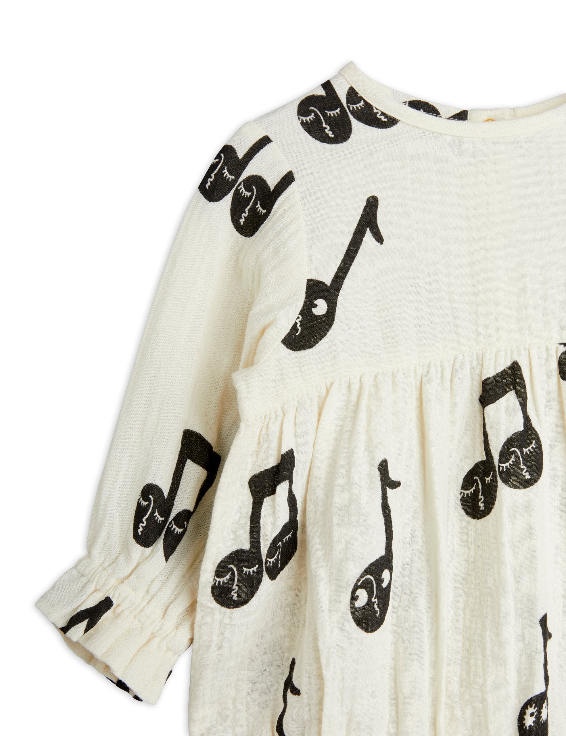 Mini Rodini Notes AOP Muslin Body