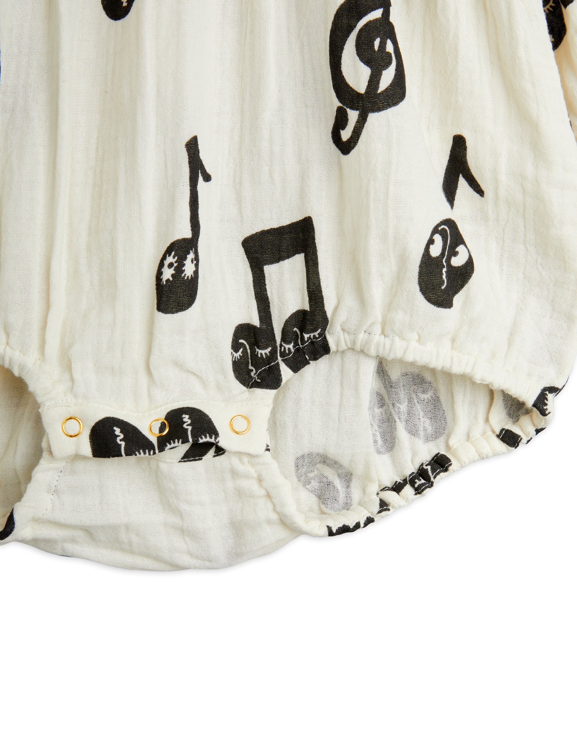 Mini Rodini Notes AOP Muslin Body