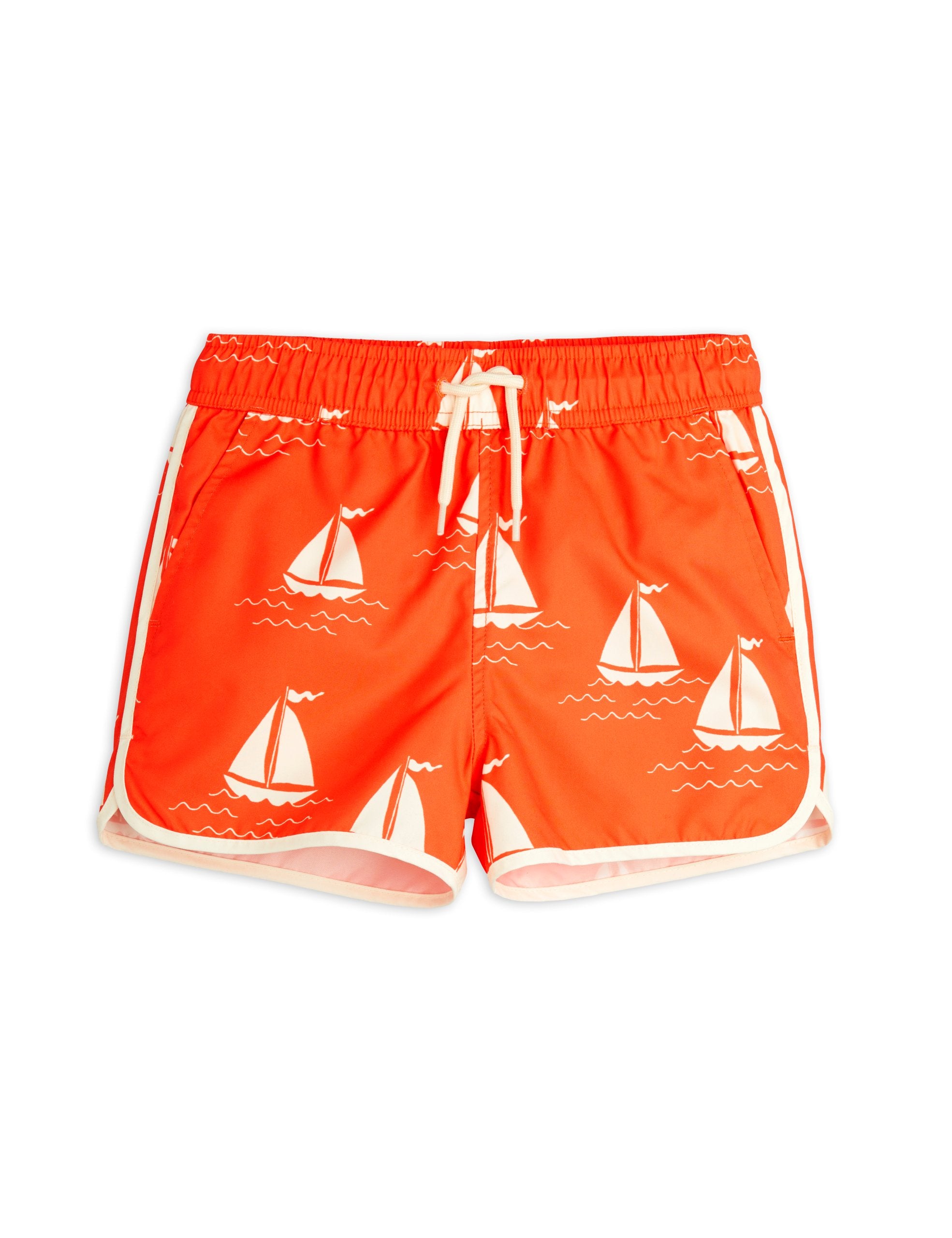 Mini Rodini Sailing Boats AOP Swim Shorts