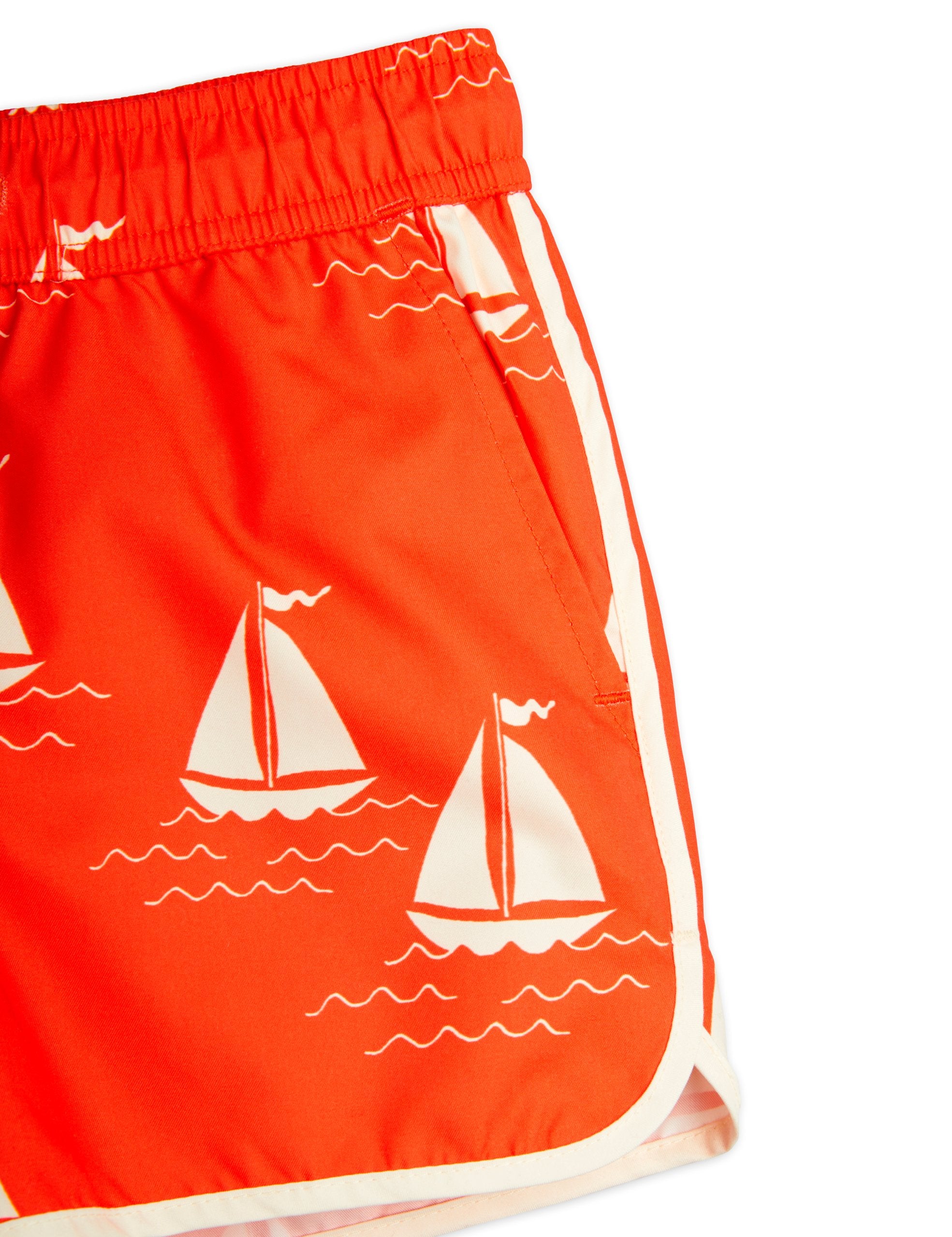 Mini Rodini Sailing Boats AOP Swim Shorts