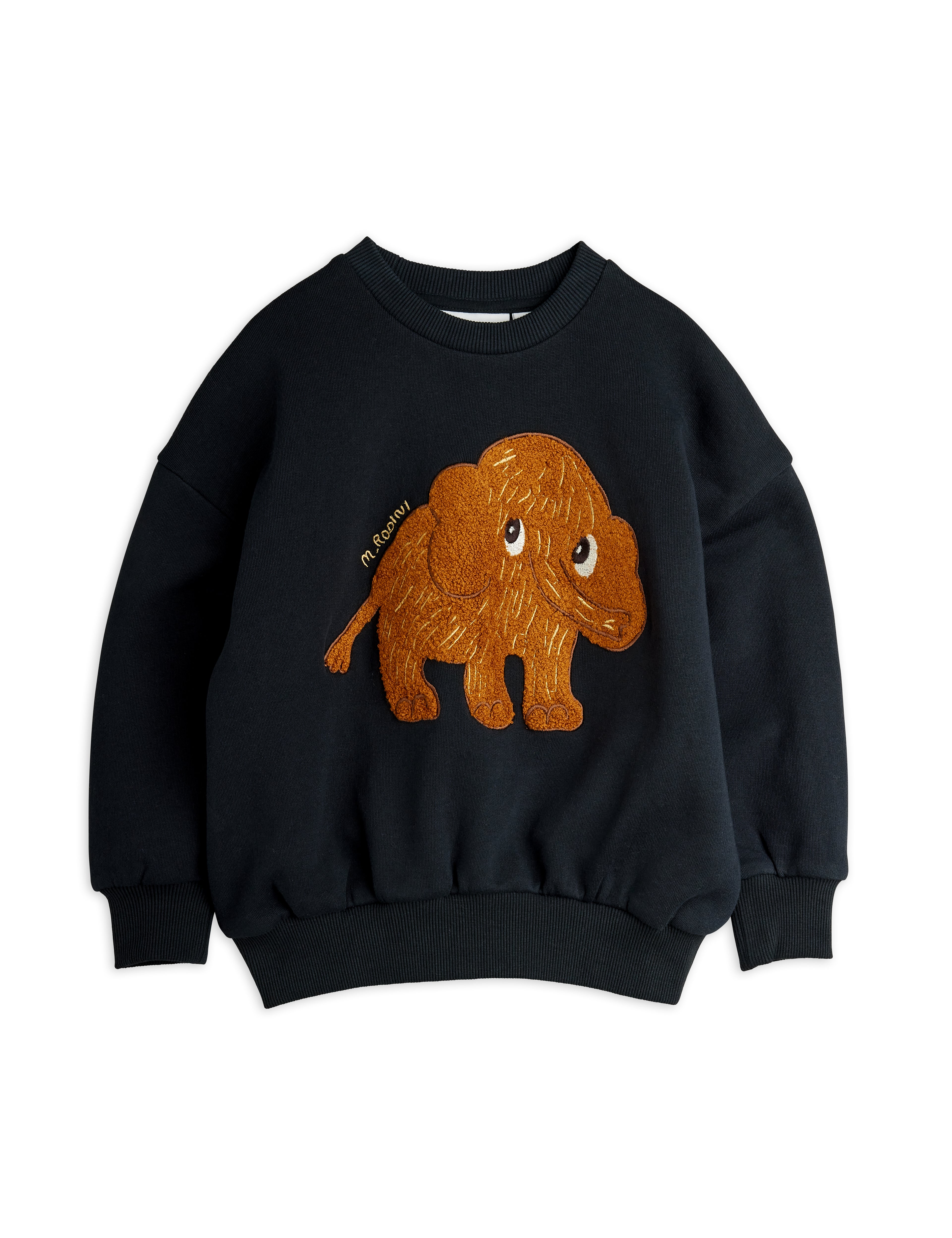 Mini Rodini Mammoth Chenille Sweatshirt - Black