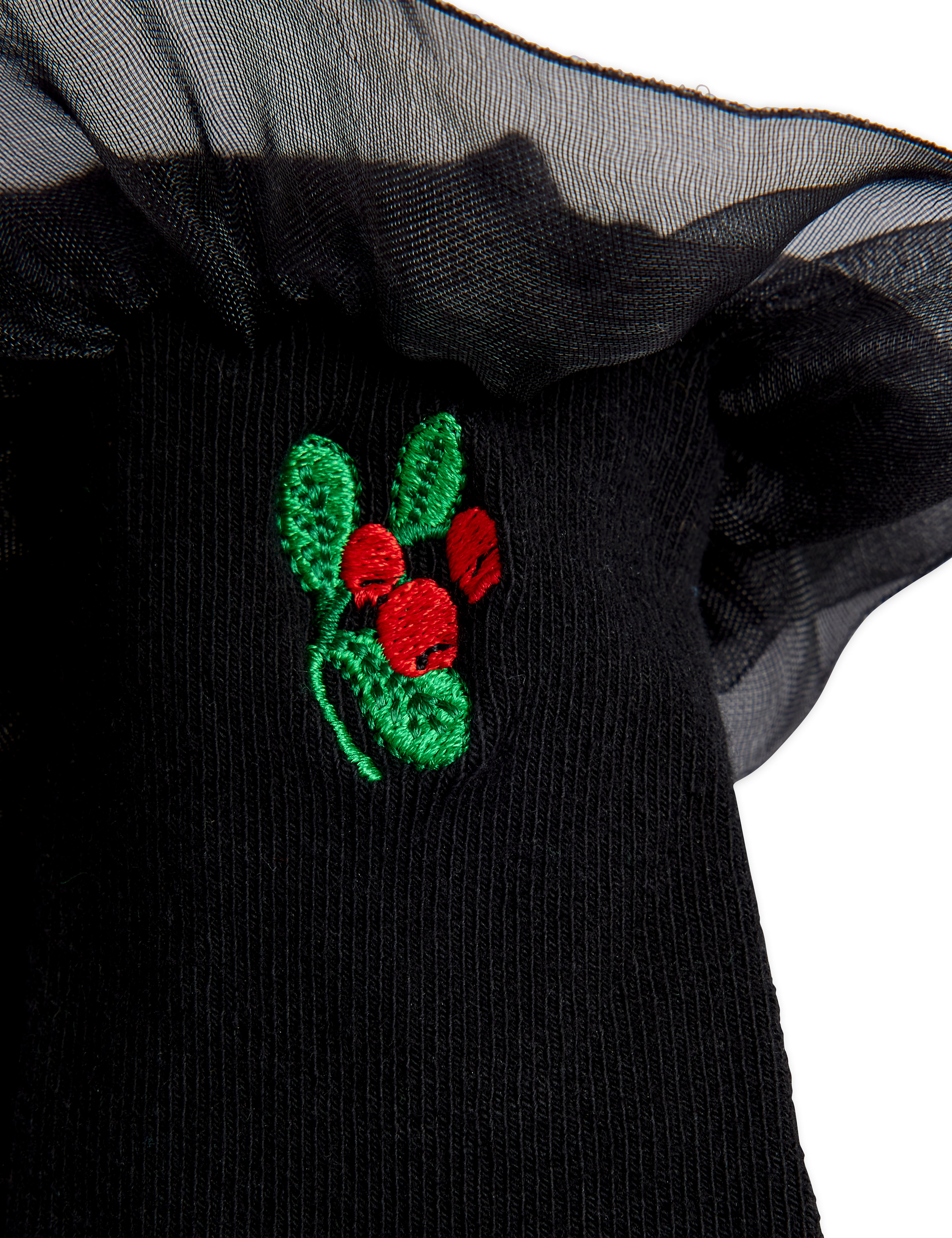 Mini Rodini Lingonberry Frill Socks - Black