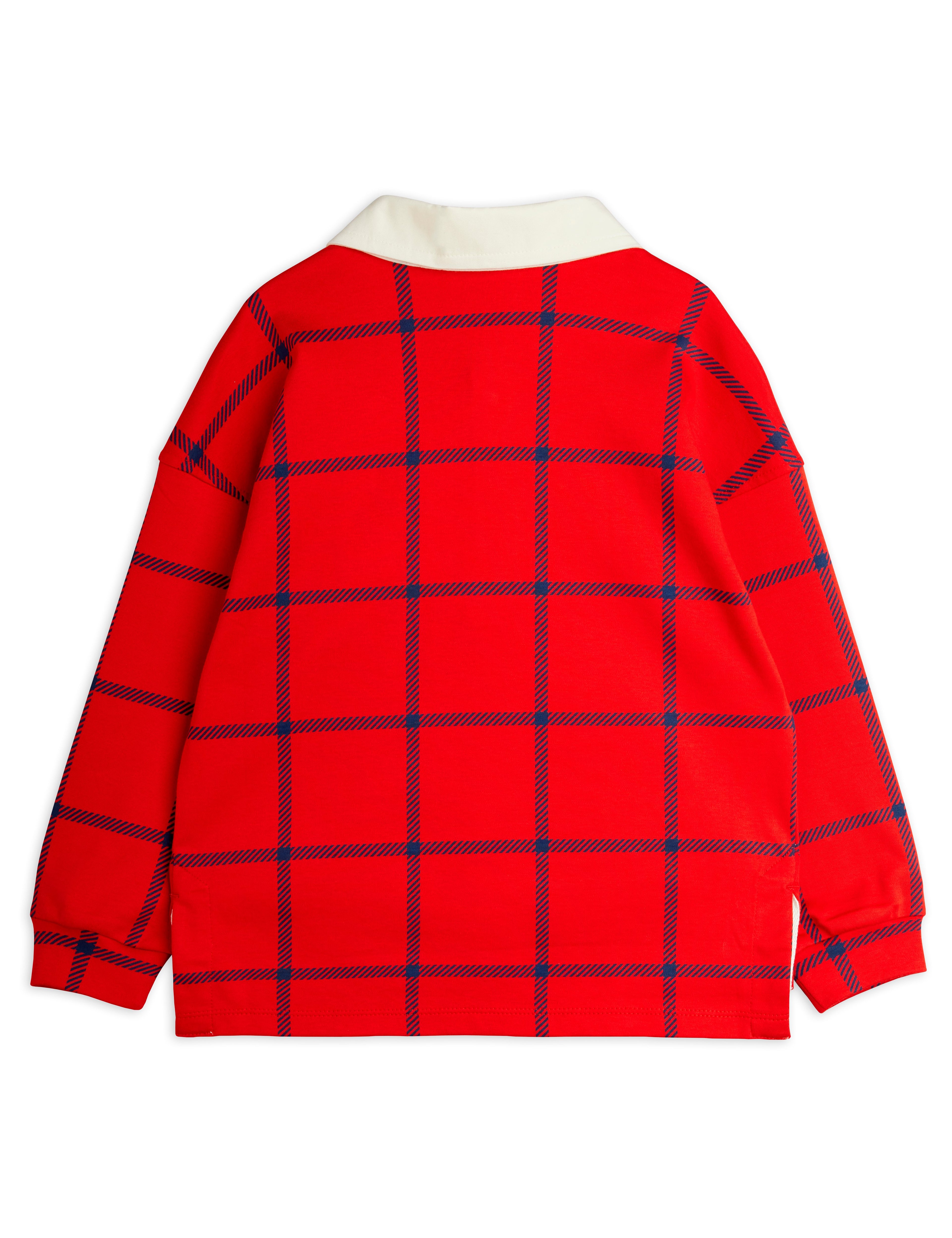 Mini Rodini E.T Patch Rugby Shirt - Red