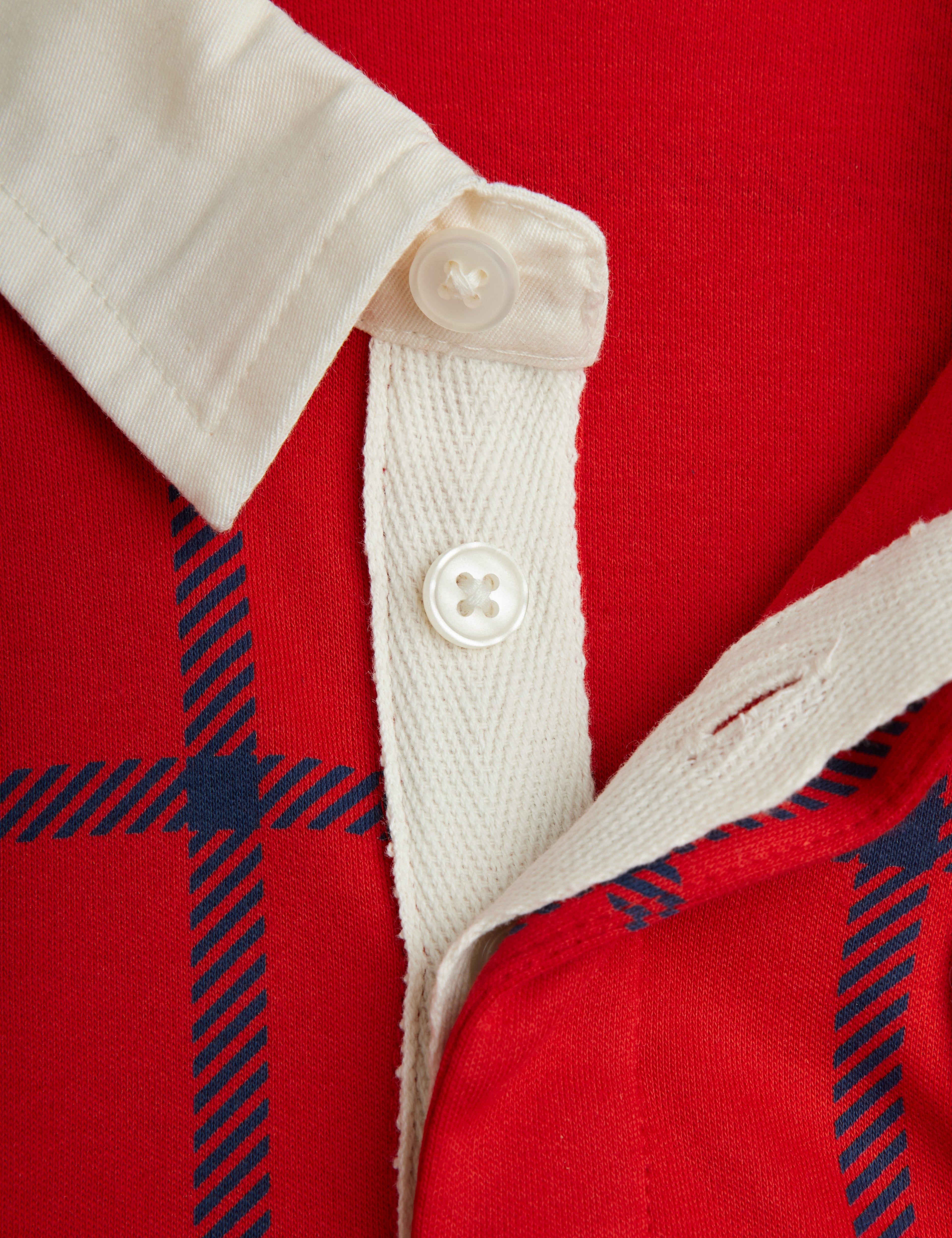 Mini Rodini E.T Patch Rugby Shirt - Red