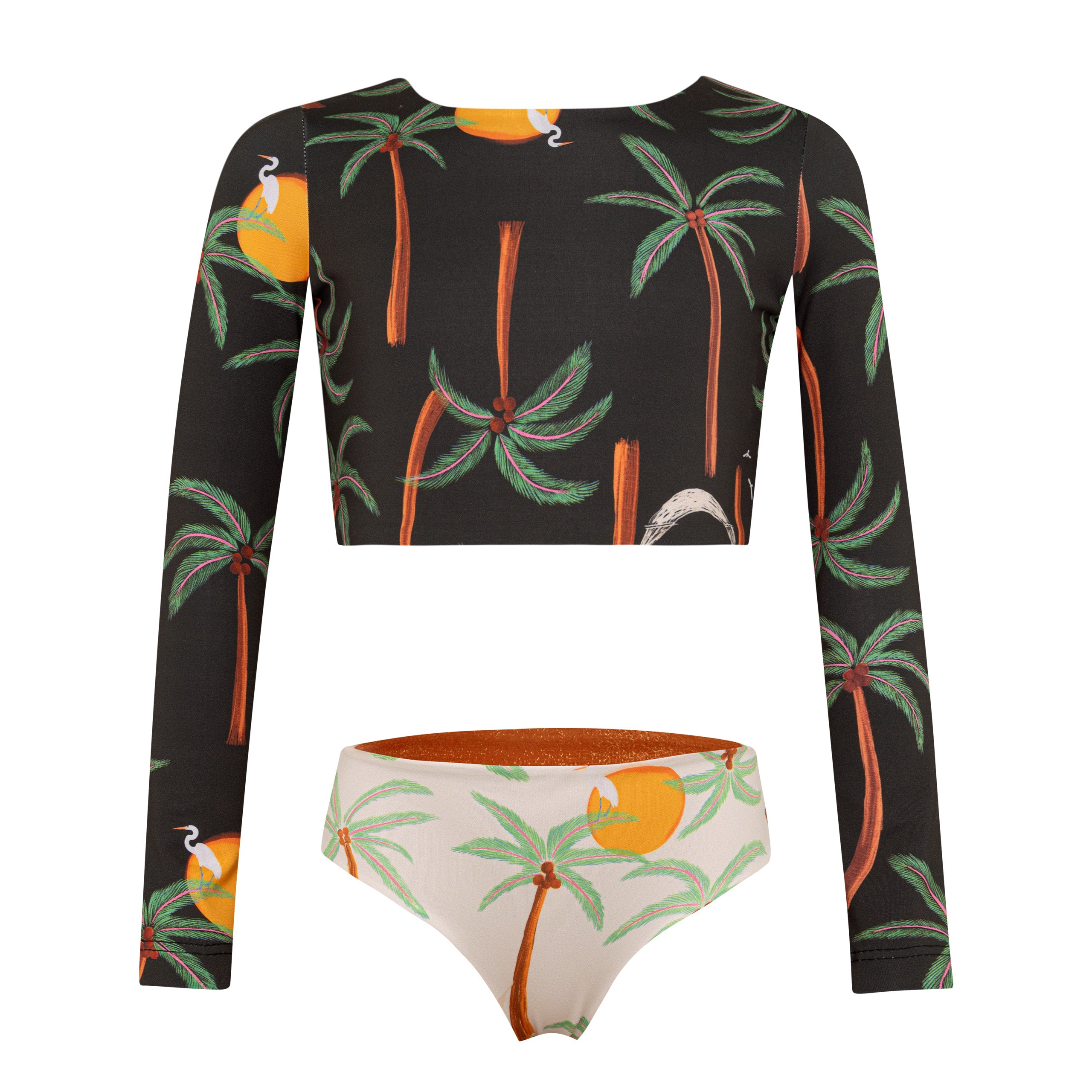 Pepita & Me Sun Bikini - Palmeras Negro