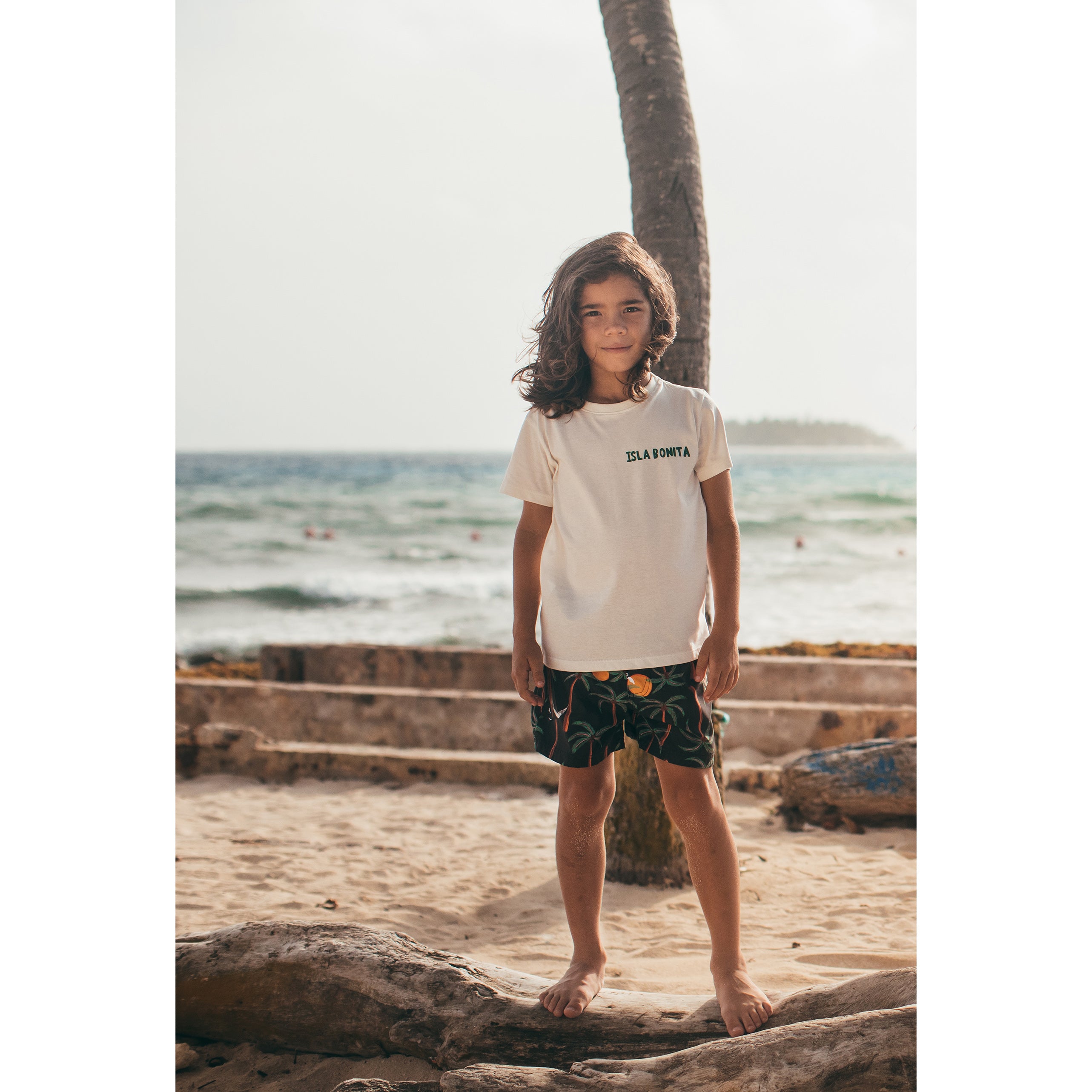 Pepita & Me Swimshorts - Palmeras Negro