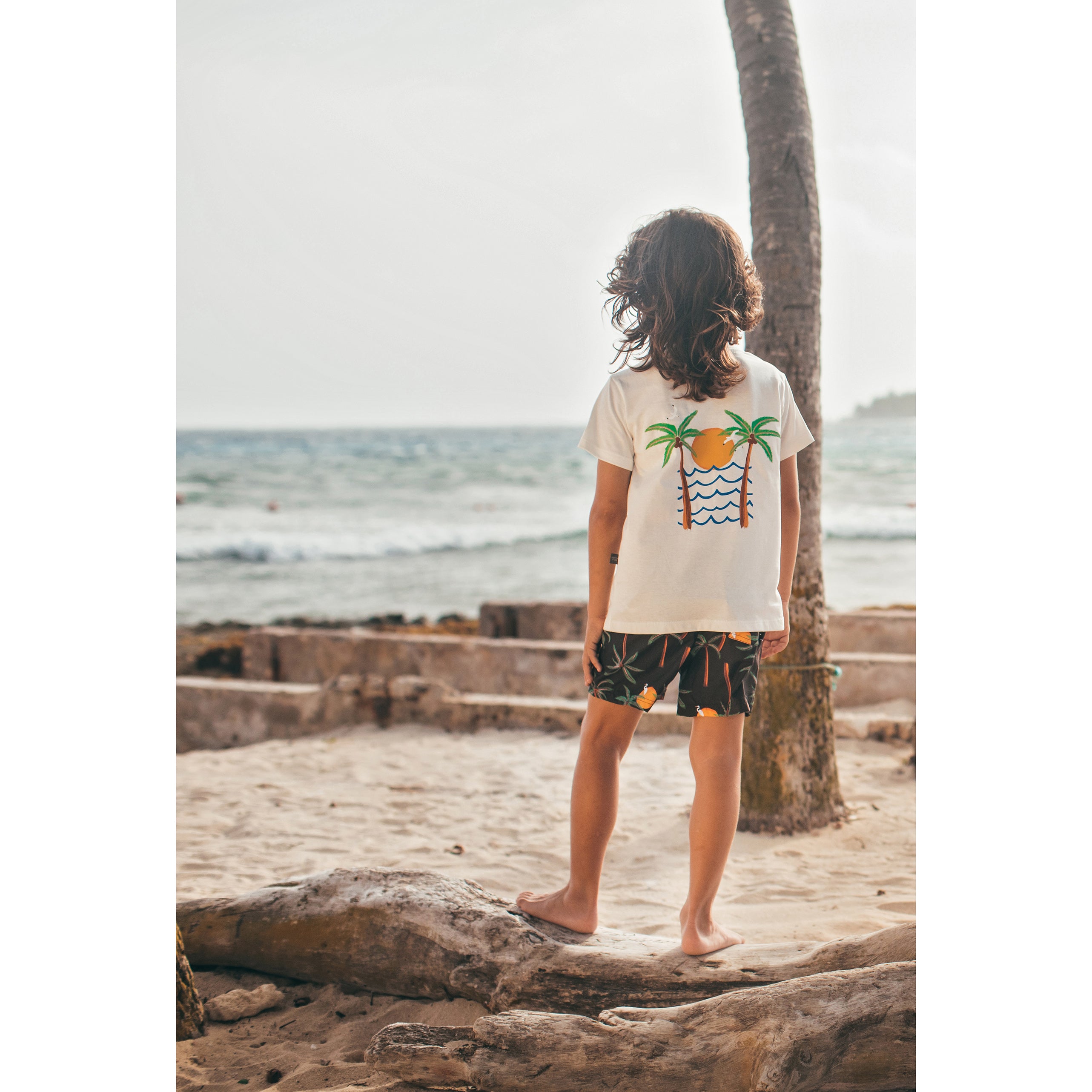 Pepita & Me Swimshorts - Palmeras Negro