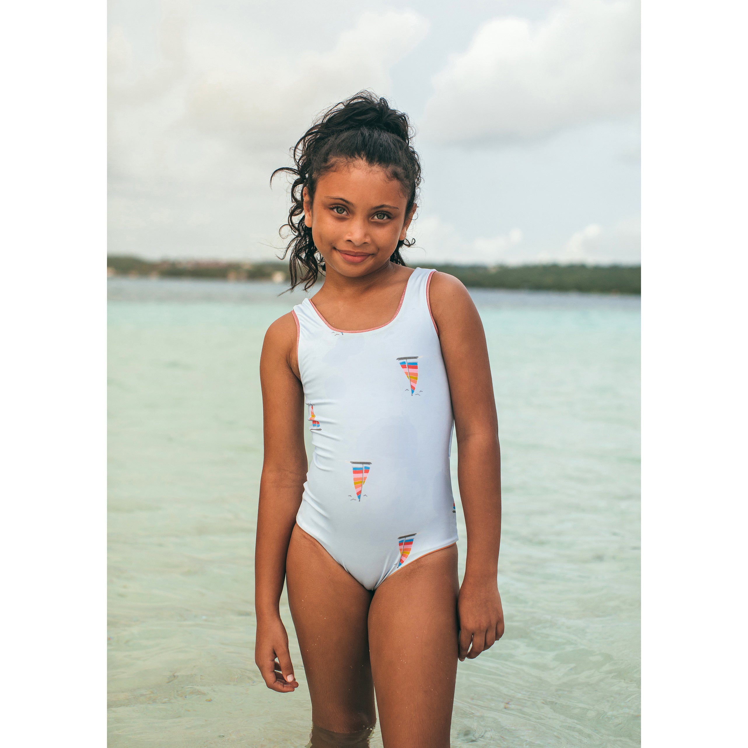 Pepita & Me Sun & Moon One Piece Reversible - Atardecer En Velero
