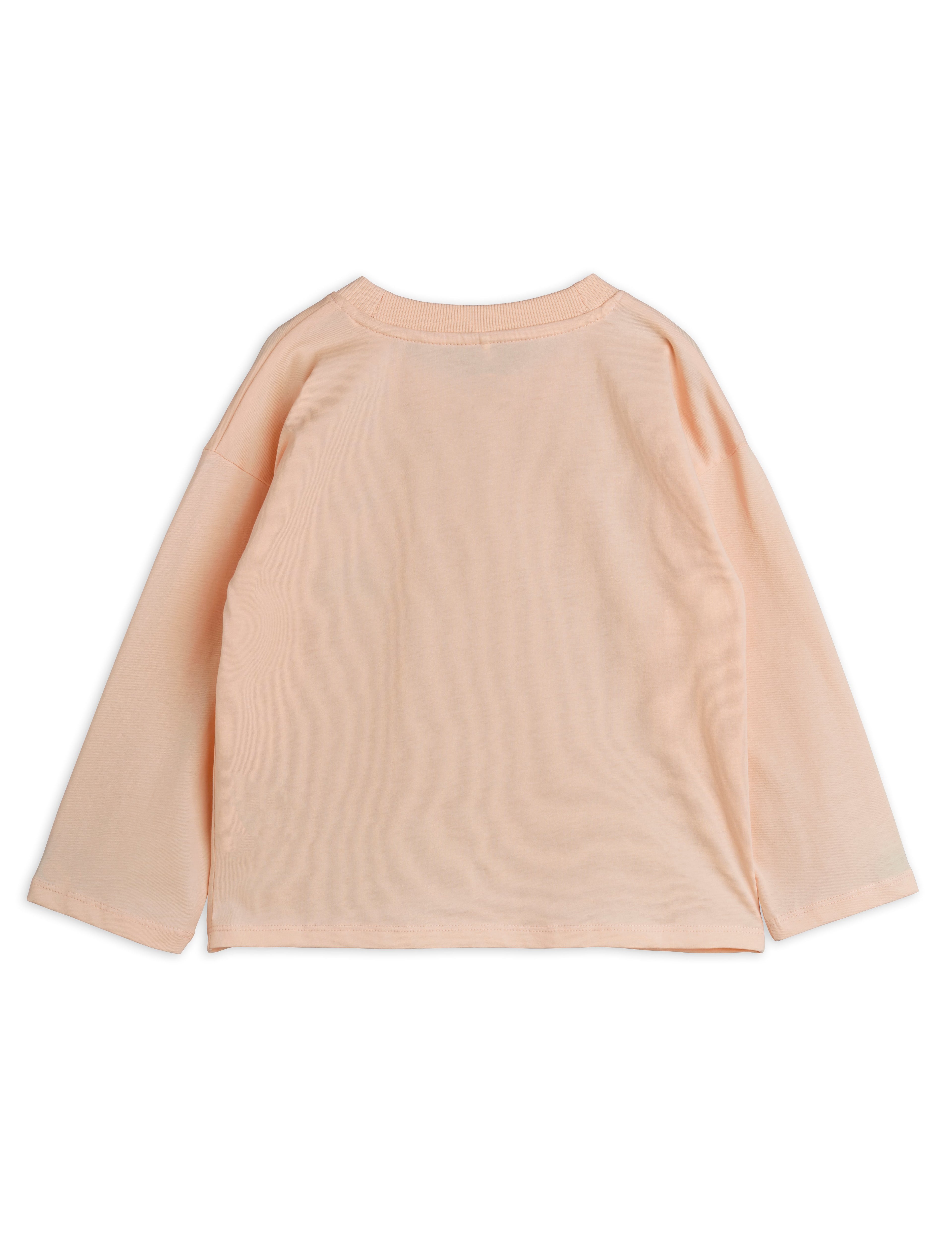 Mini Rodini Hearts In Shoes Embroidered Long Sleeve Tee - Pink