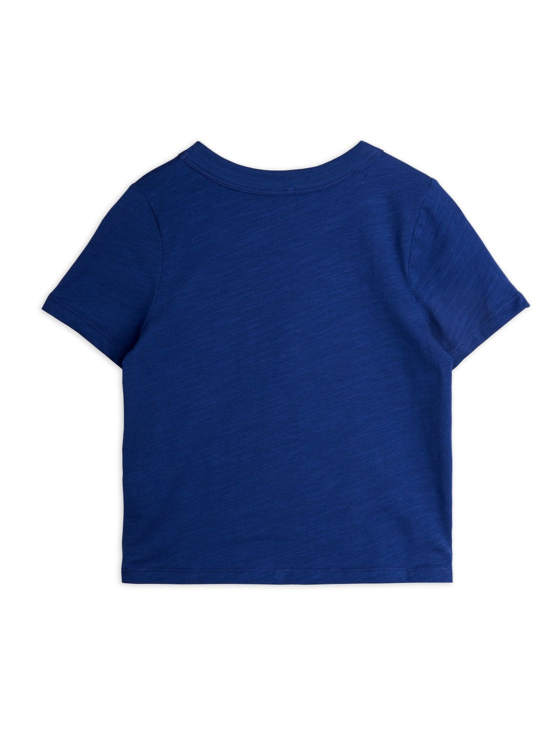 Mini Rodini Planet Embroidered Short Sleeve Tee - Blue