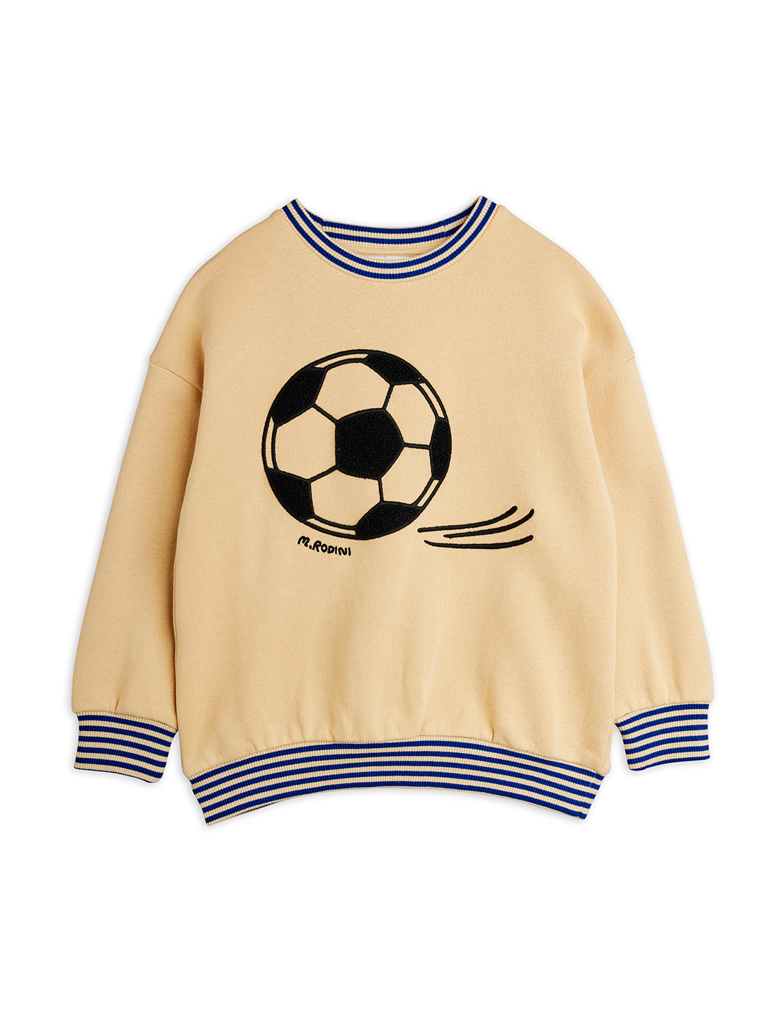Mini Rodini Football Chenille Sweatshirt - Beige