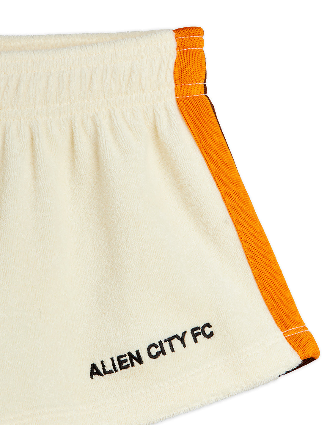 Mini Rodini Alien City FC Emb Terry Sweatshorts - Off-white