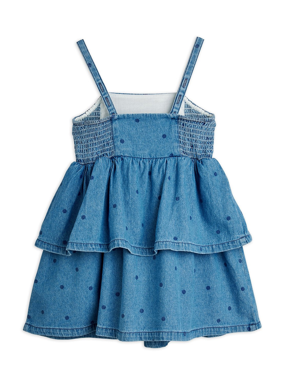 Mini Rodini enim Dots All Over Print Strap Dress - Blue