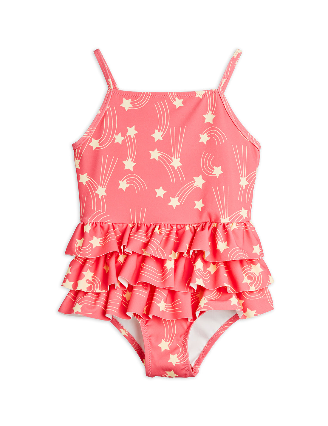 Mini Rodini Starfall AOP Swimsuit - Pink