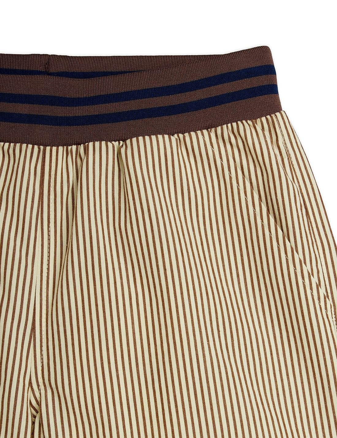 Mini Rodini Poplin Yd Woven Shorts - Brown