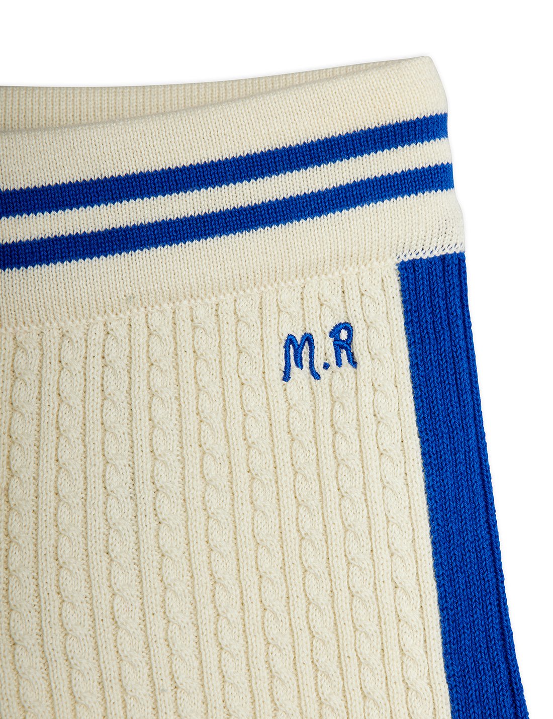 Mini Rodini Cable Knit Shorts - Off White