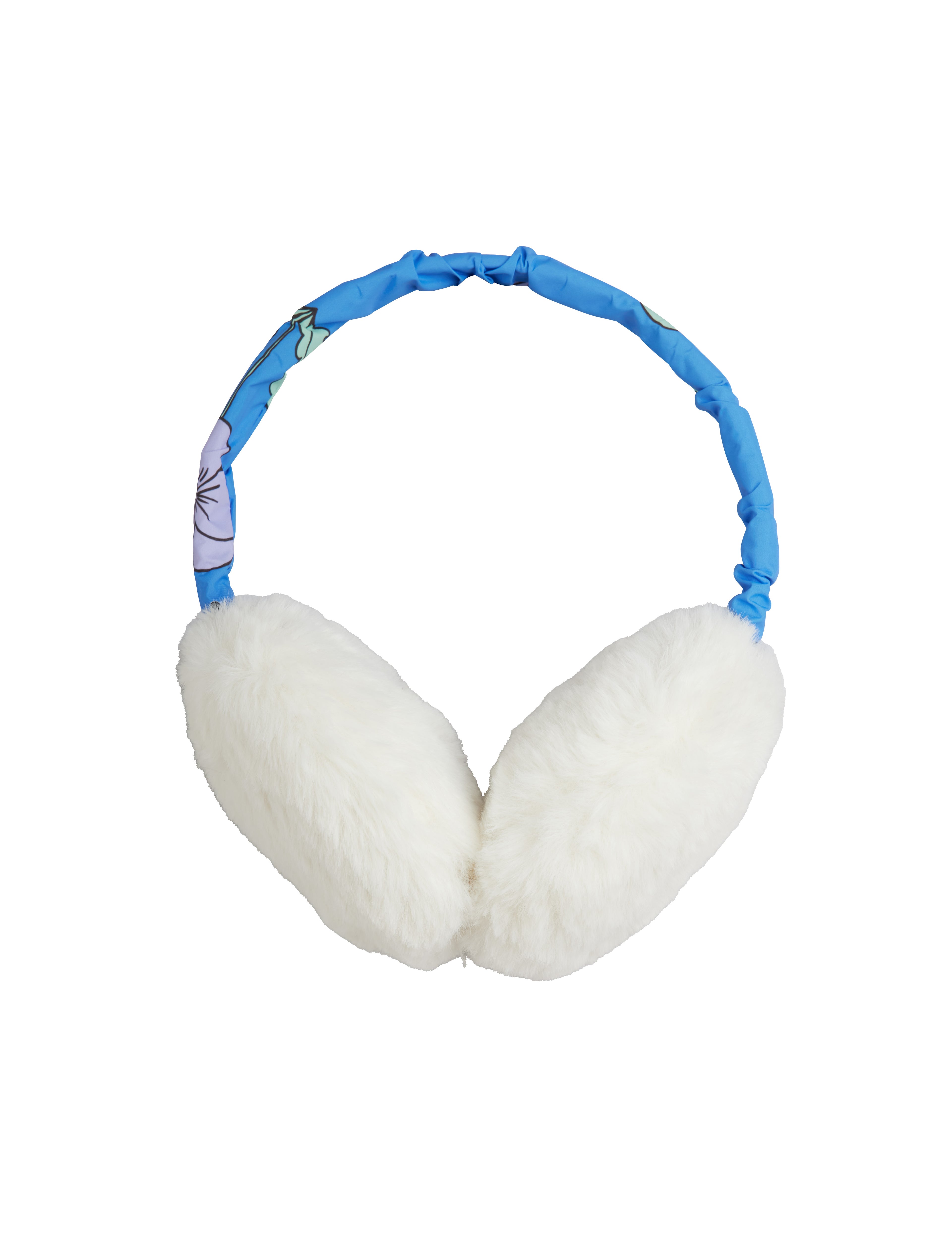 Mini Rodini Faux Fur Ear Muffs - Off White