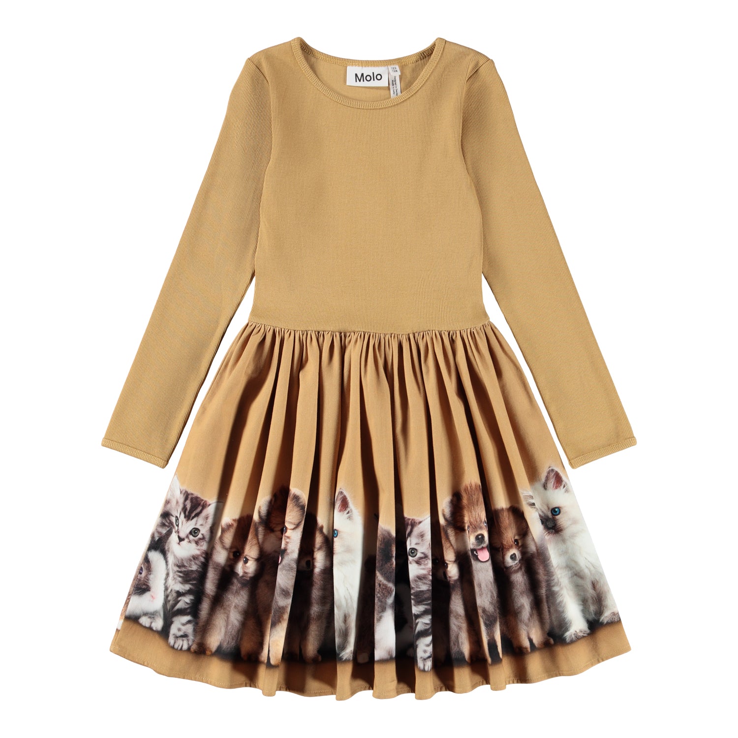 Molo Casie Warm Long Sleeve Dress - Fluffiness