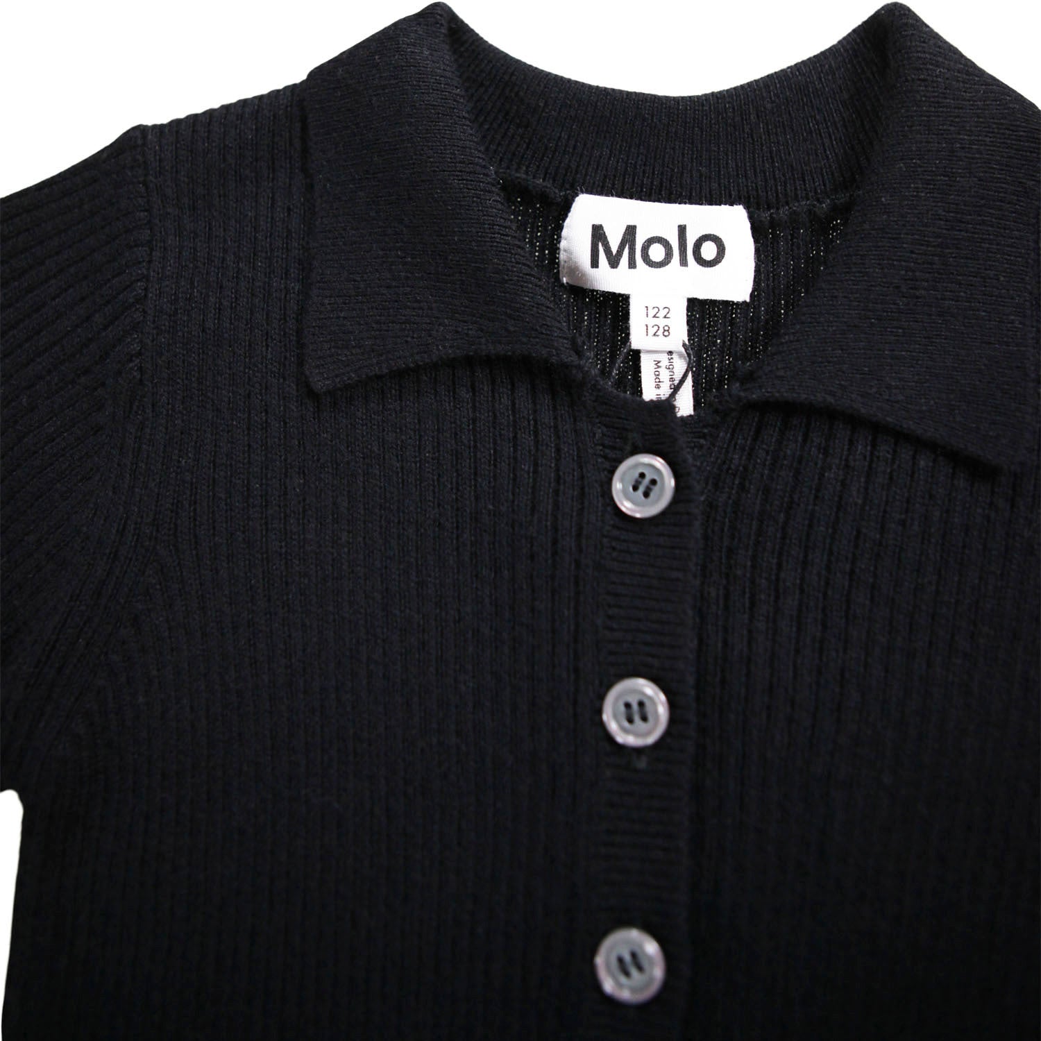 Molo Cecilia Long Sleeve Dress - Black