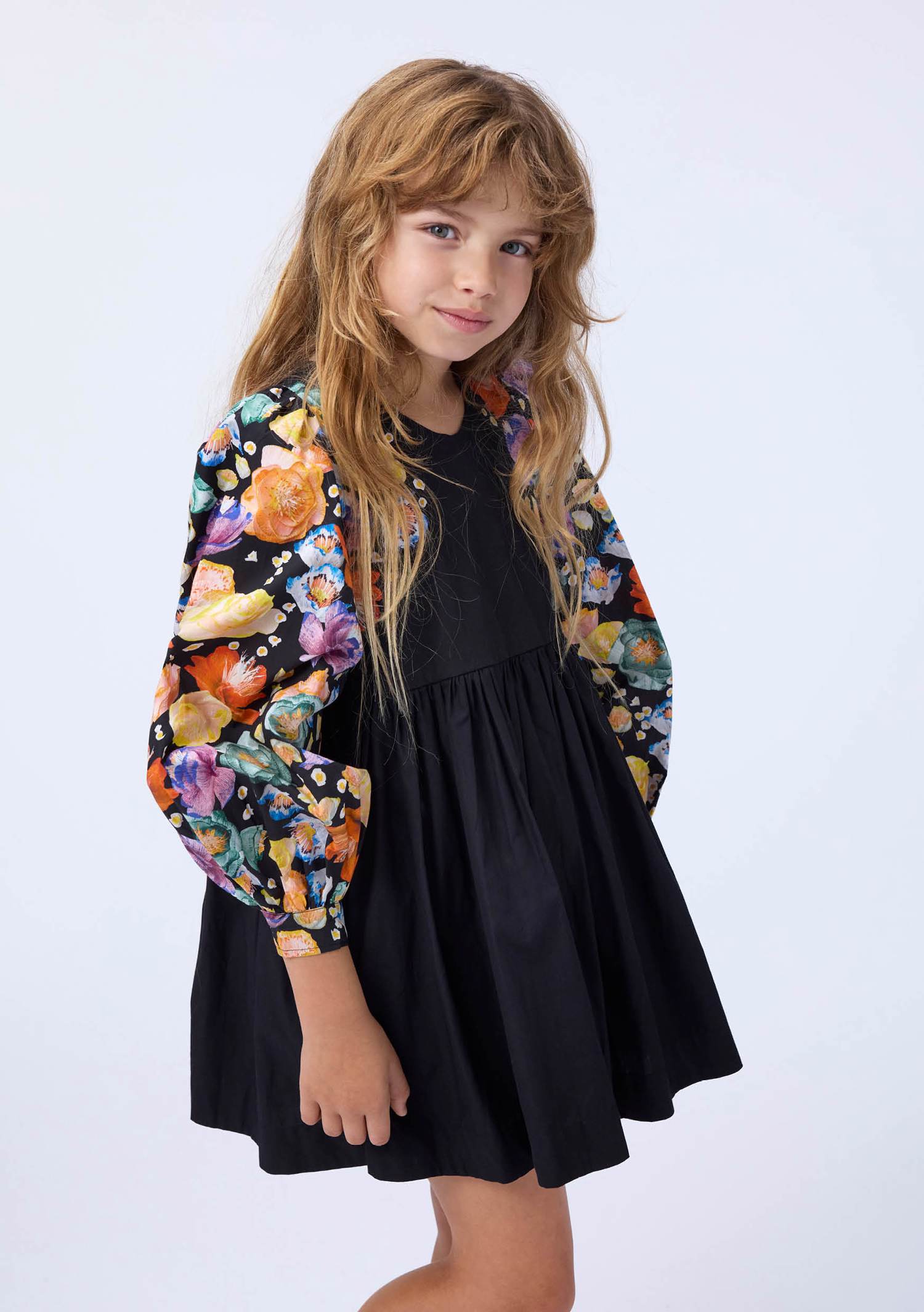 Molo Cybil Dress - Rainbow Flowers