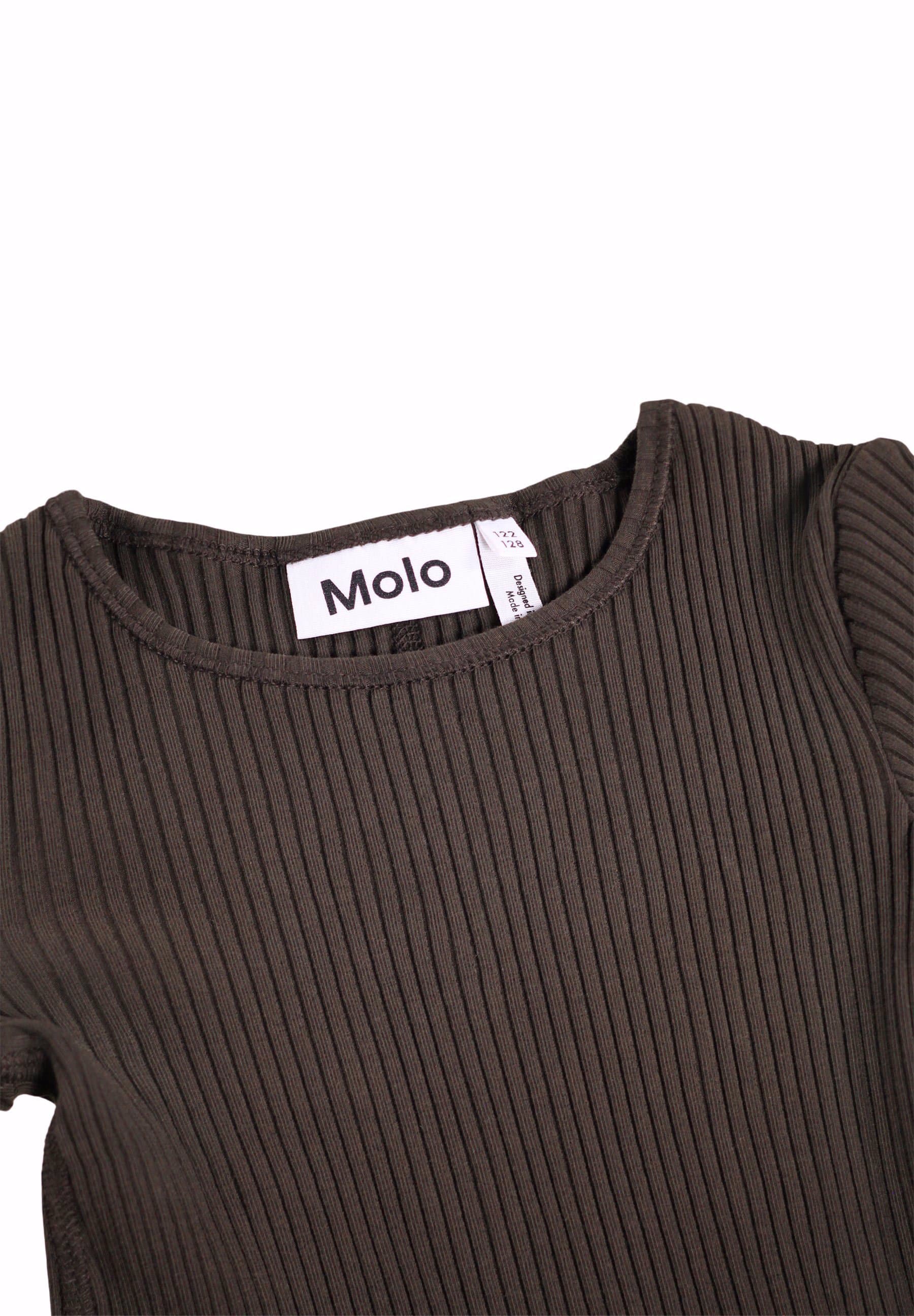 Molo Rochelle Long Sleeve T-shirt - Bark Brown