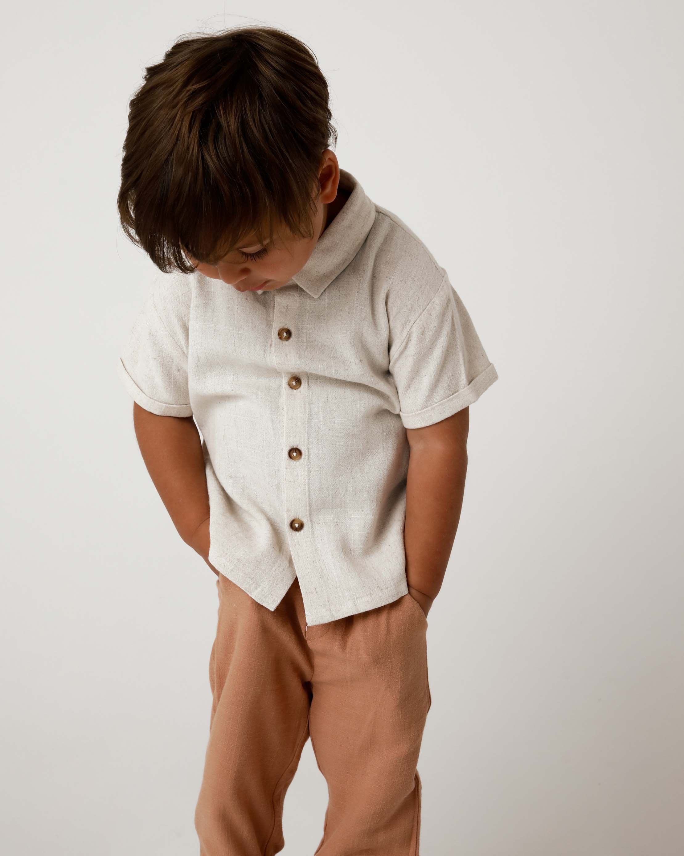 Donsje Brammie Shirt - Warm White Melange