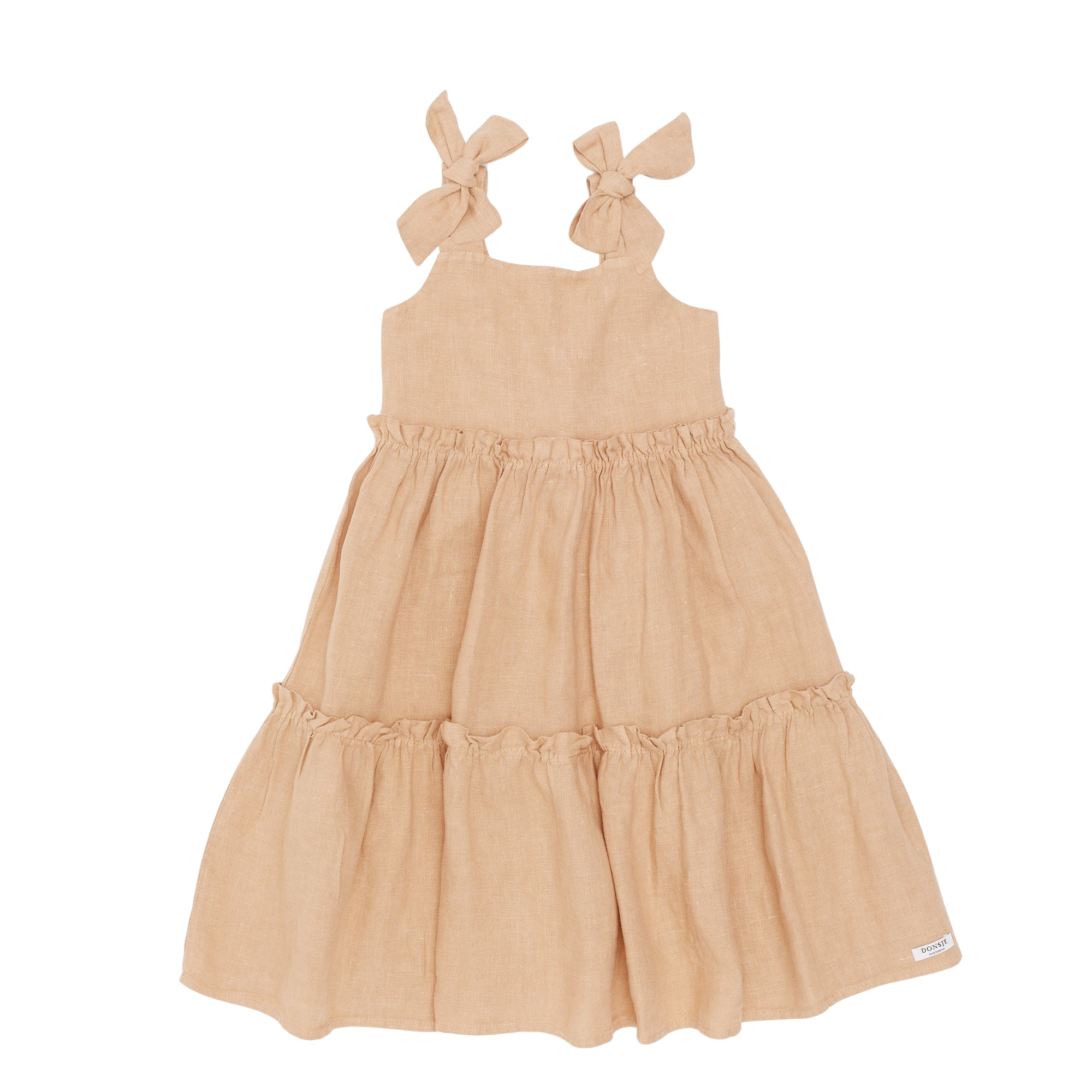 Donsje Janne Linen Dress - Light Coral