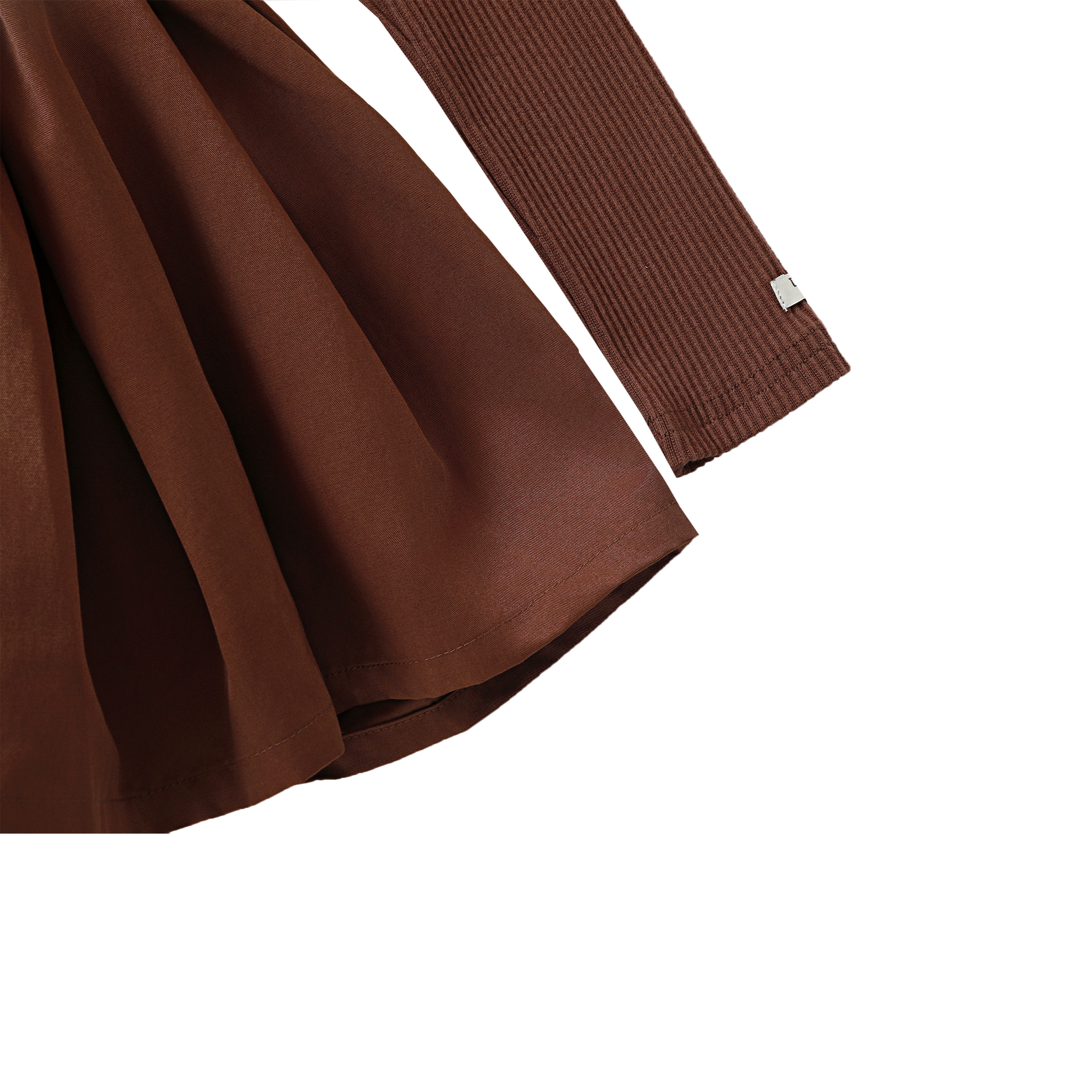 Donsje Furre Dress - Mahogany