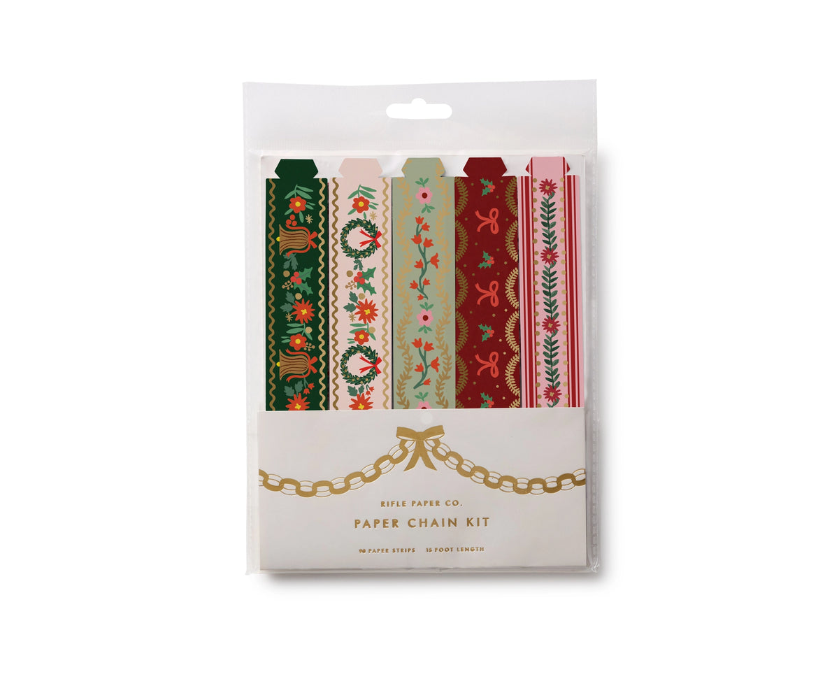Rifle Paper Co. Paper Chain Kit - Holly Jolly