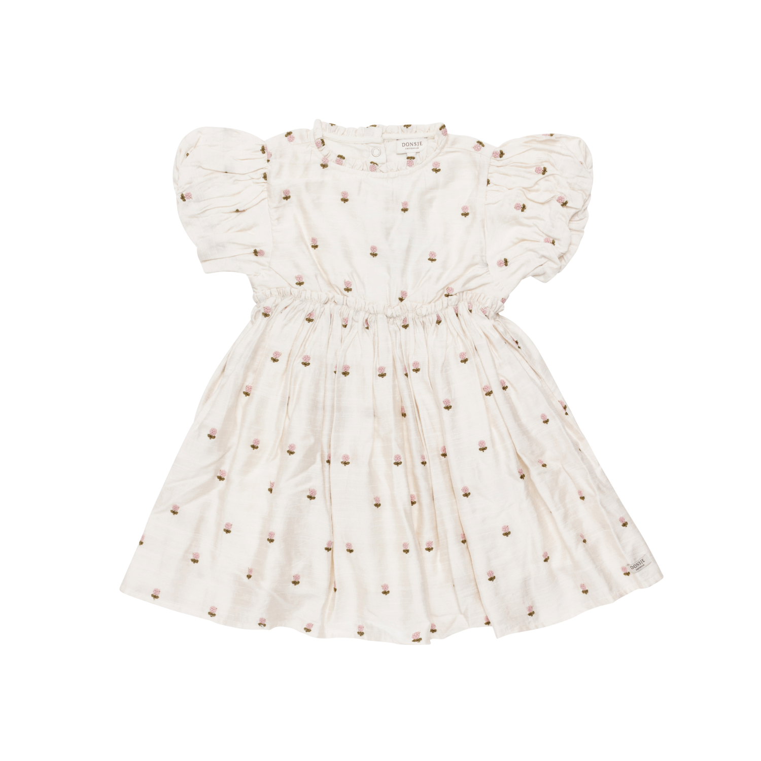 Donsje Clarize Dress Roses - Warm White