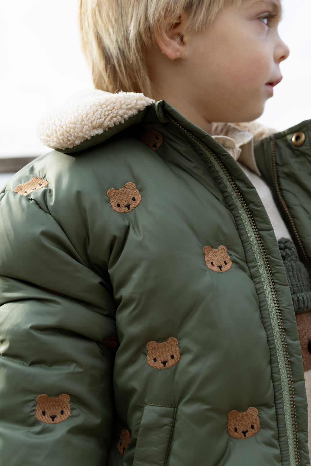 Donsje Florus Jacket Bears - Thyme