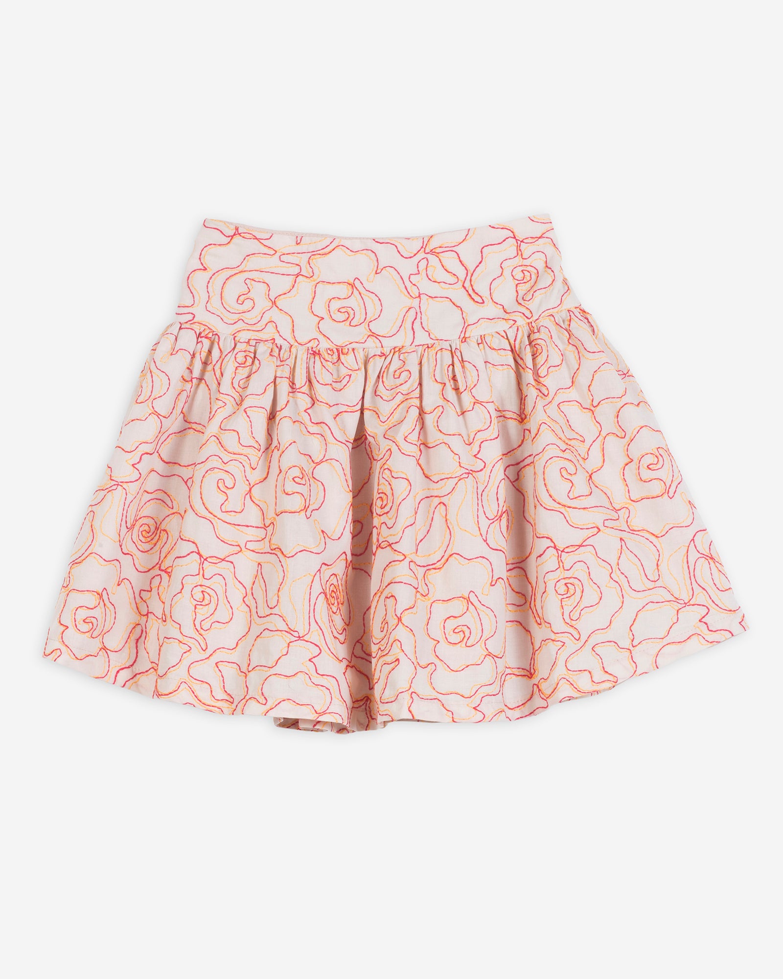 Yell-Oh Embroided Azalea Skirt
