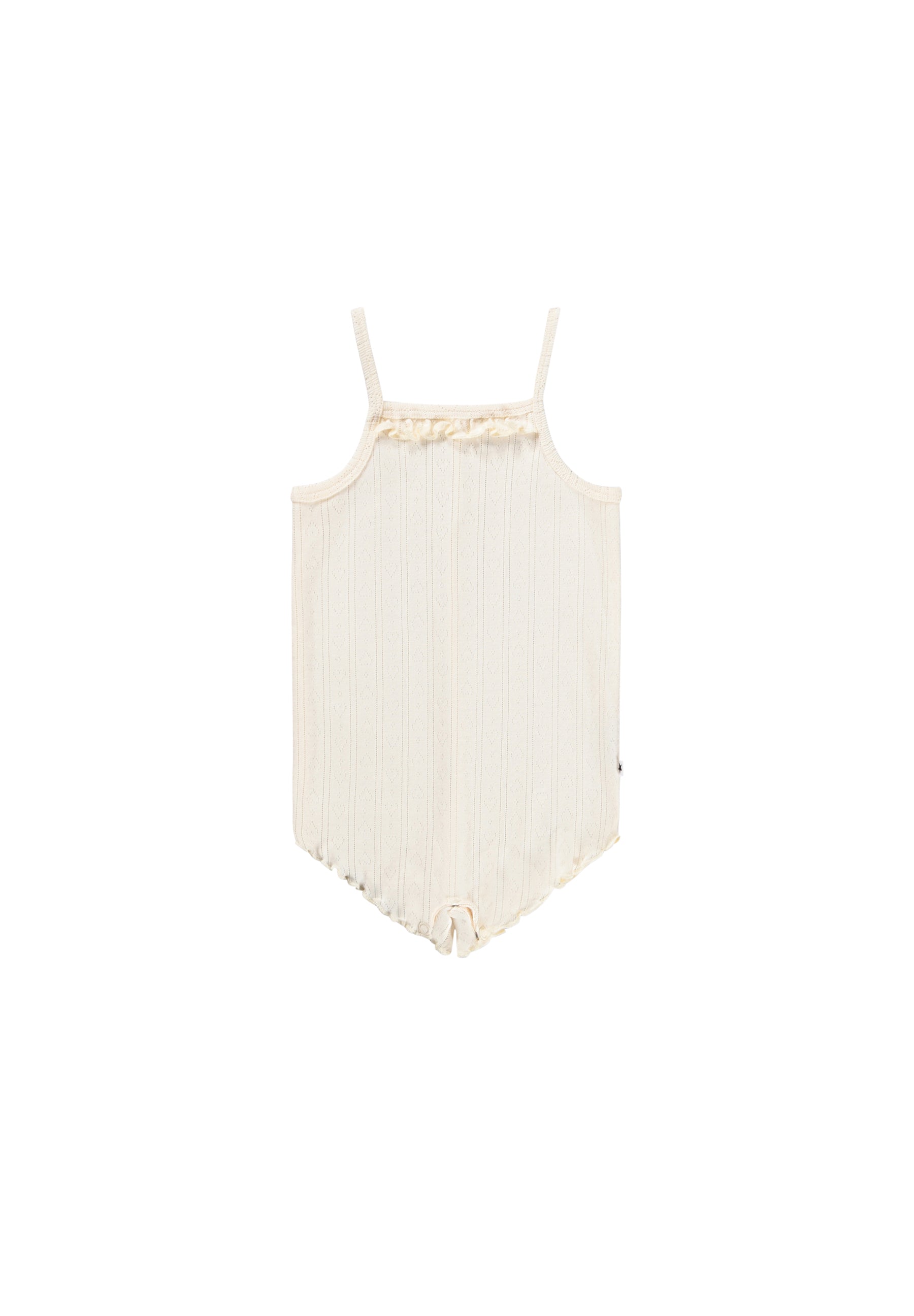 Molo Florie Romper - Pearled Ivory
