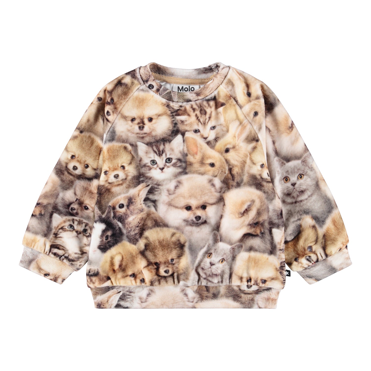 Molo Disc Sweatshirt - Fuzzy Fluffy